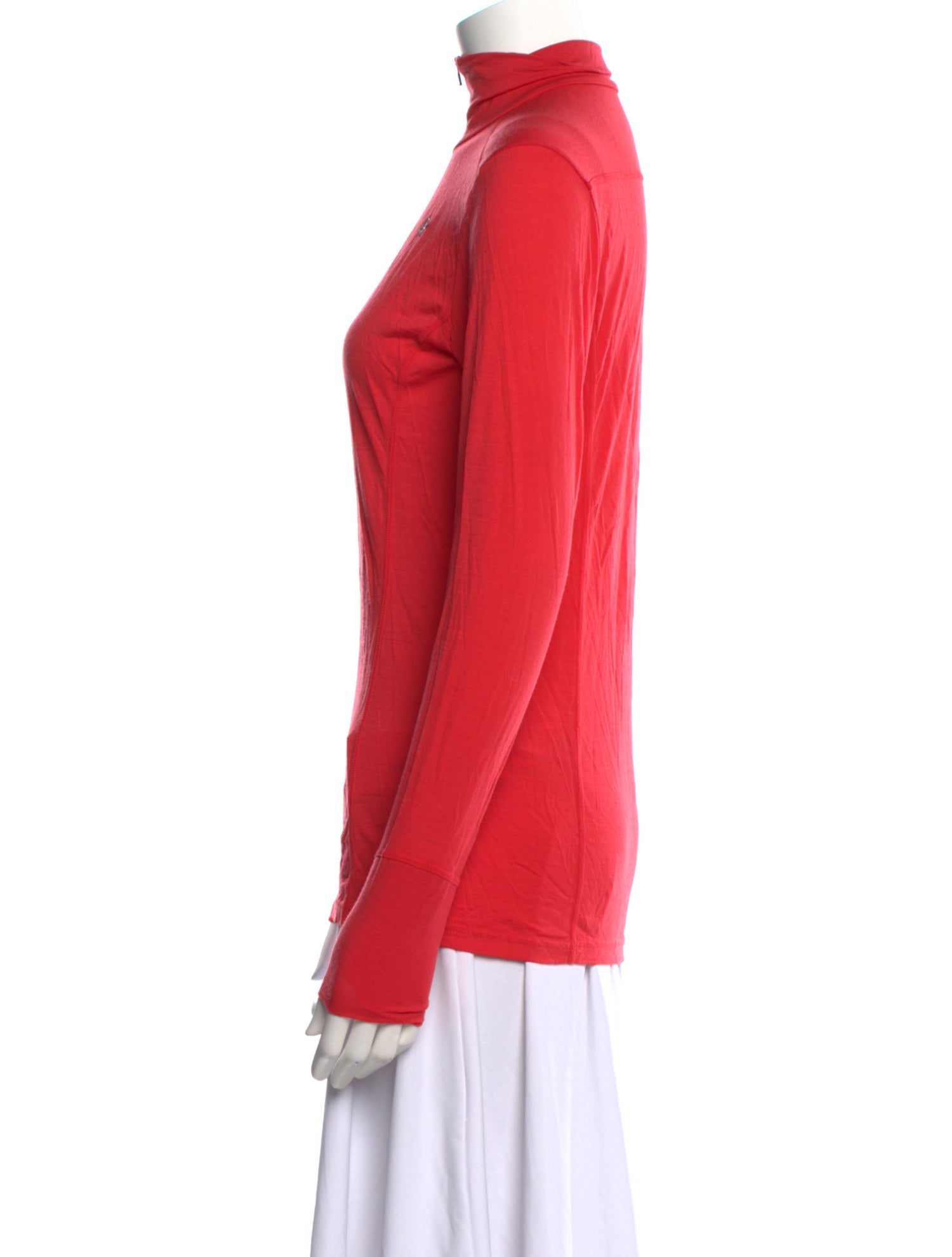 Norrona Merino Wool Mock Neck Sweatshirt