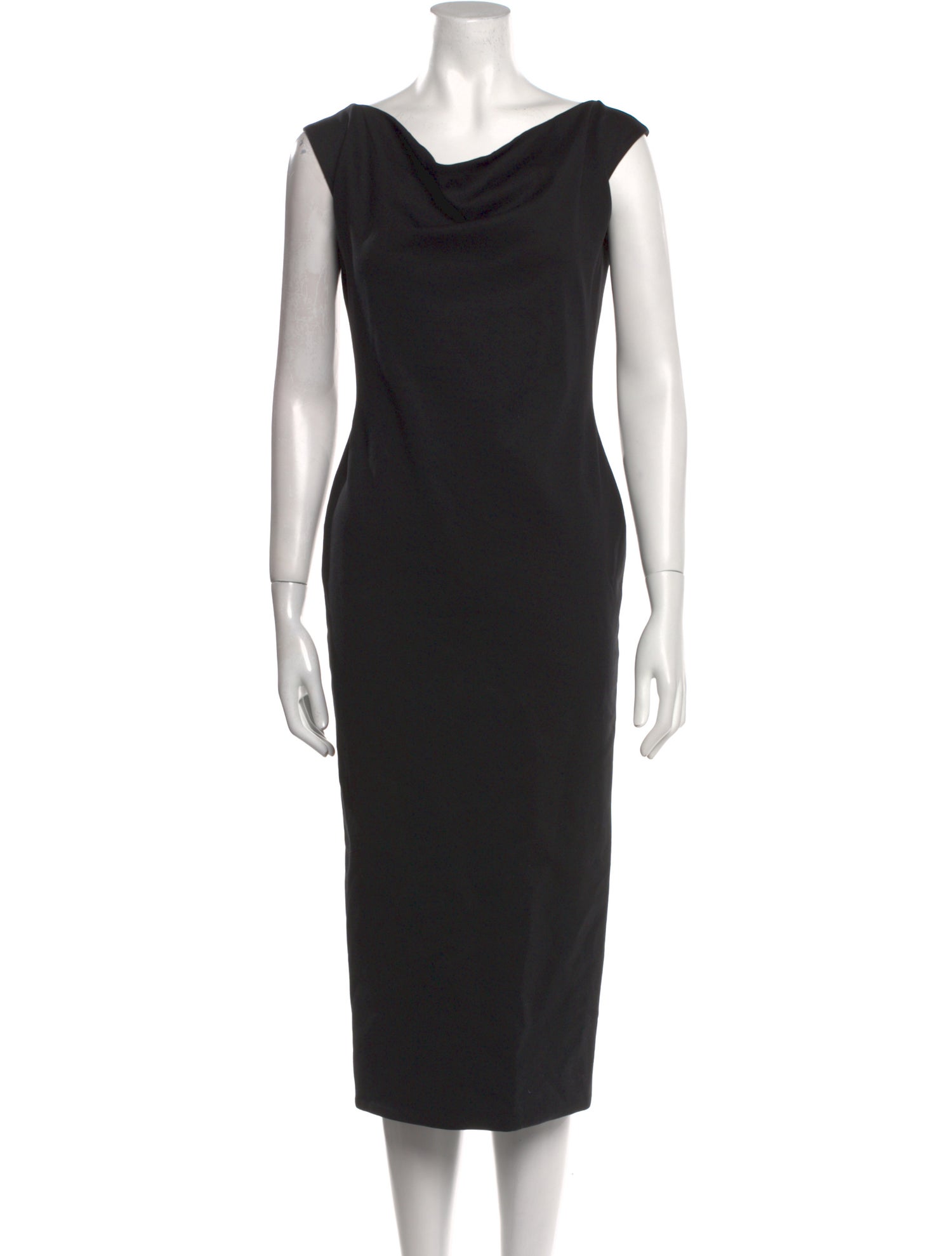 Norisol Ferrari Cowl Neck Midi Length Dress