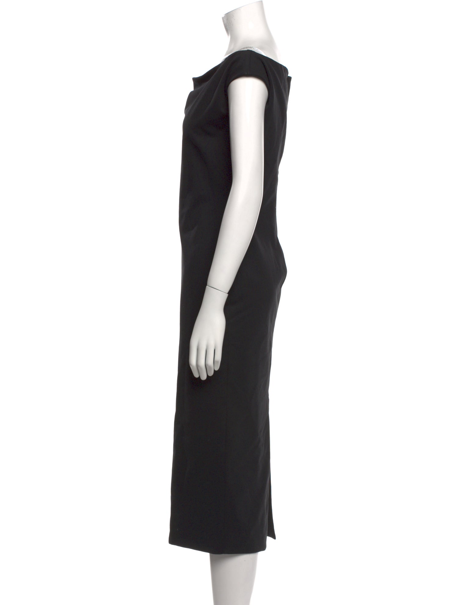 Norisol Ferrari Cowl Neck Midi Length Dress