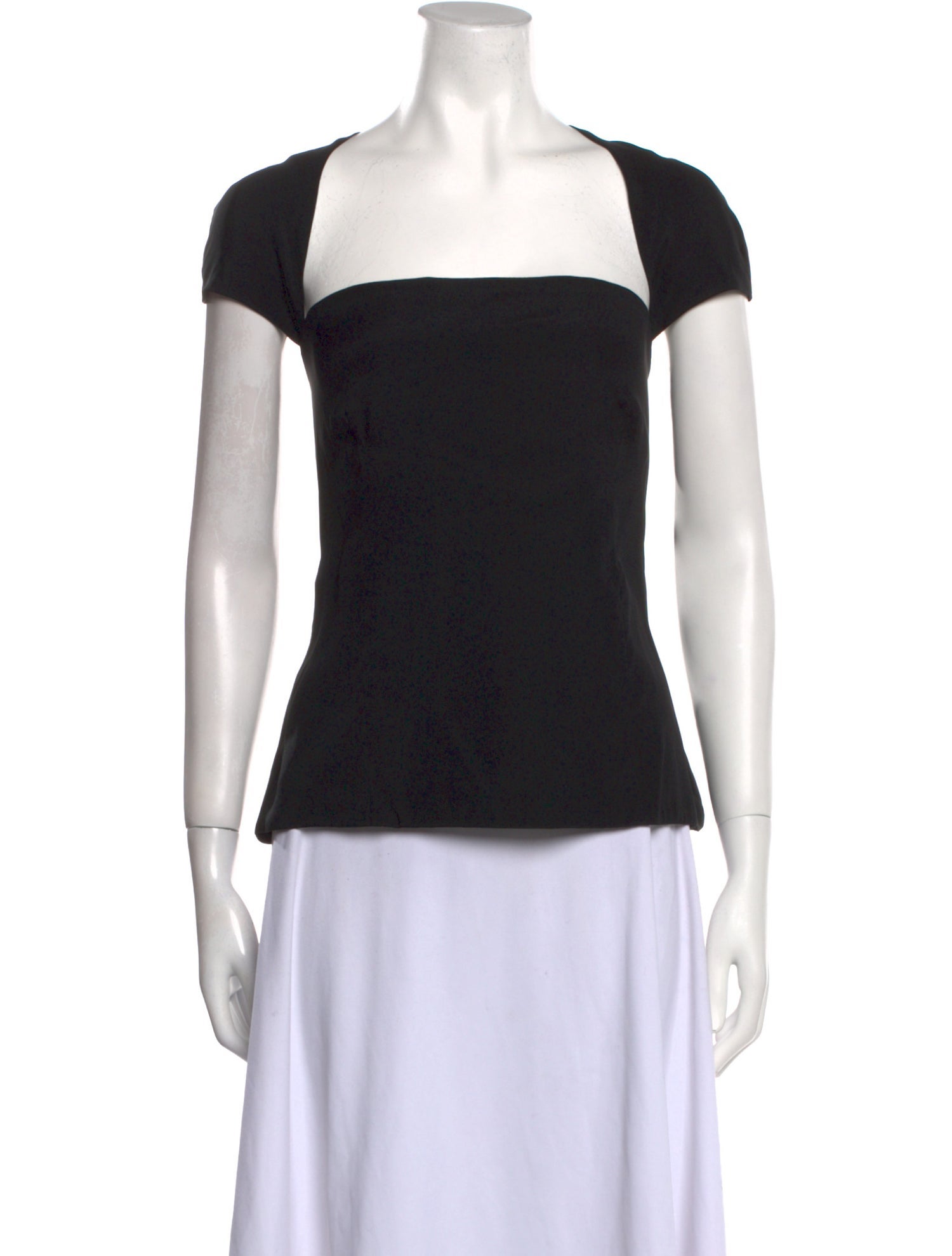 Norisol Ferrari Silk Square Neckline Top