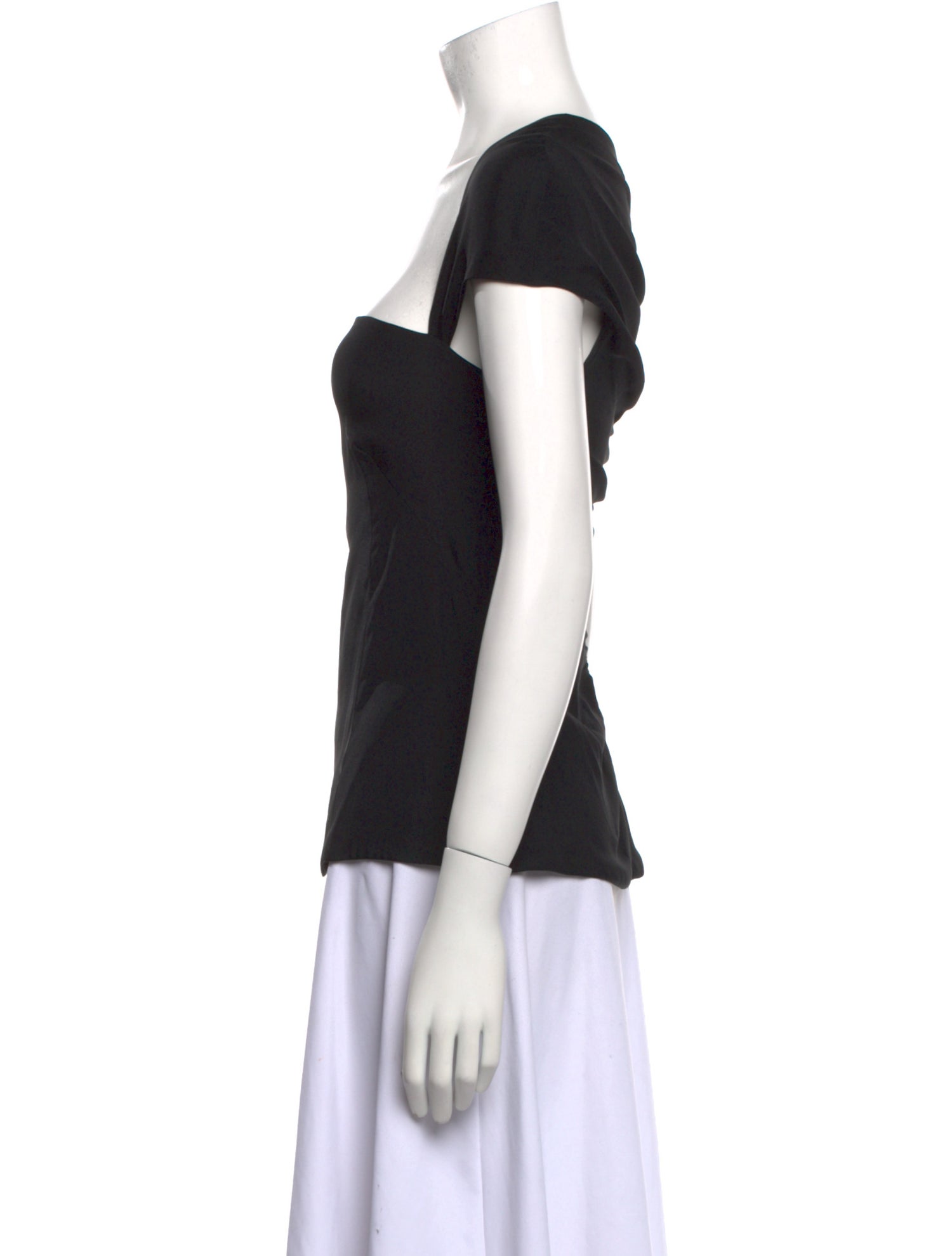 Norisol Ferrari Silk Square Neckline Top