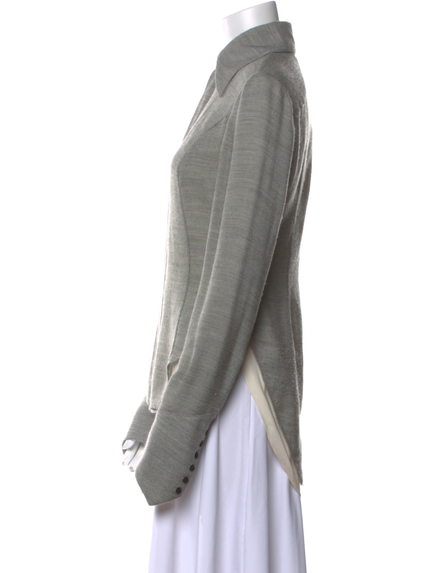 Norisol Ferrari Long Sleeve Button-Up Top