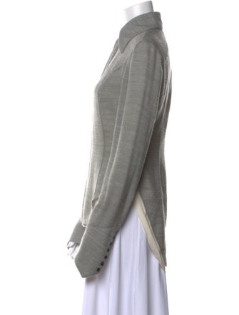 Norisol Ferrari Long Sleeve Button-Up Top