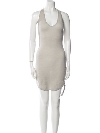 Norisol Ferrari Scoop Neck Mini Dress