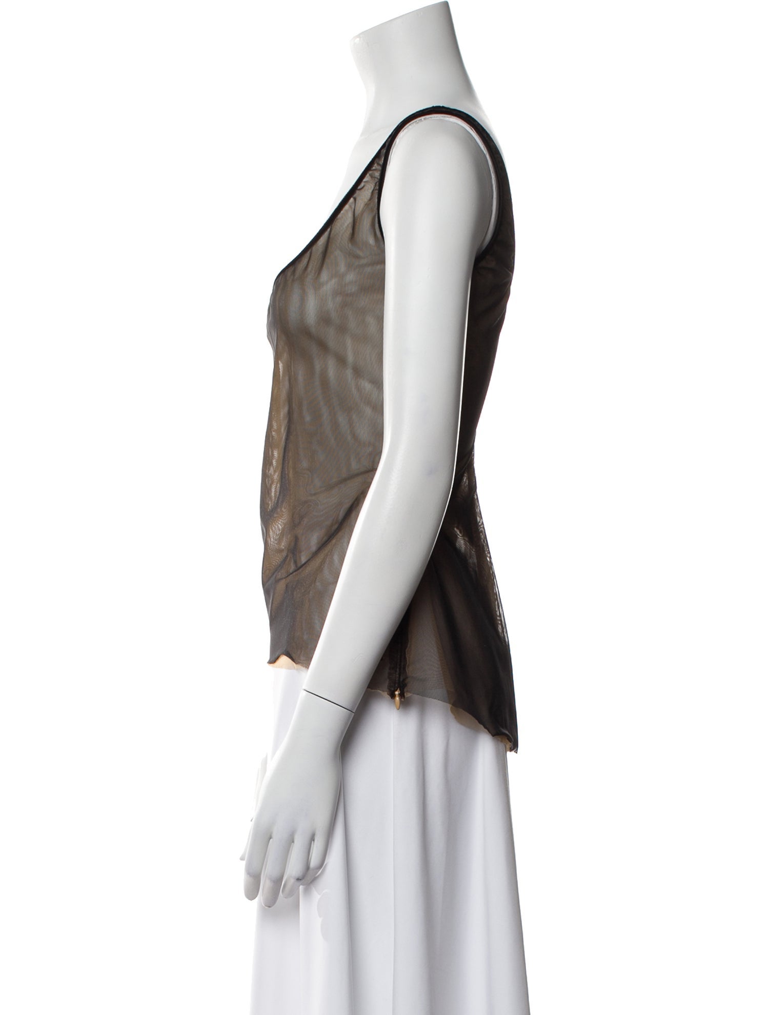 Norisol Ferrari Scoop Neck Sleeveless Top