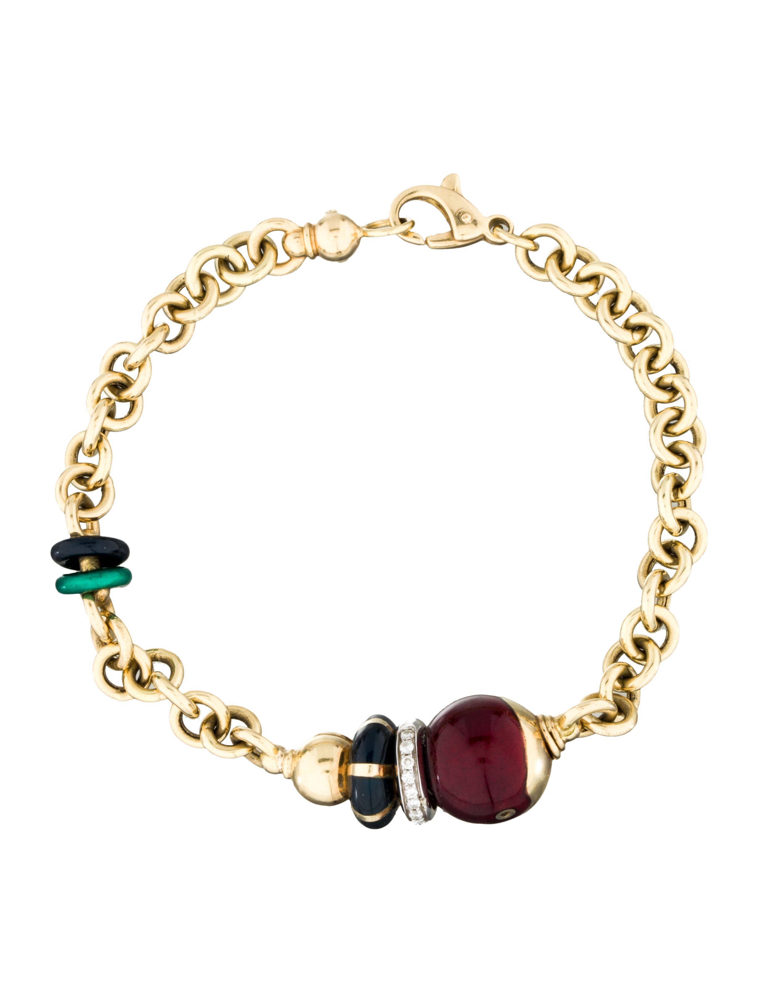 La Nouvelle Bague 18k Diamond Bead Bracelet Bracelets NOU20026