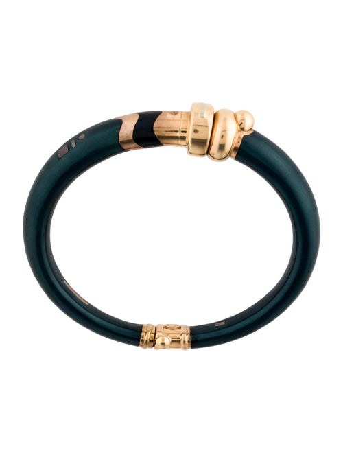 La Nouvelle Bague Two Tone Enamel Bangle