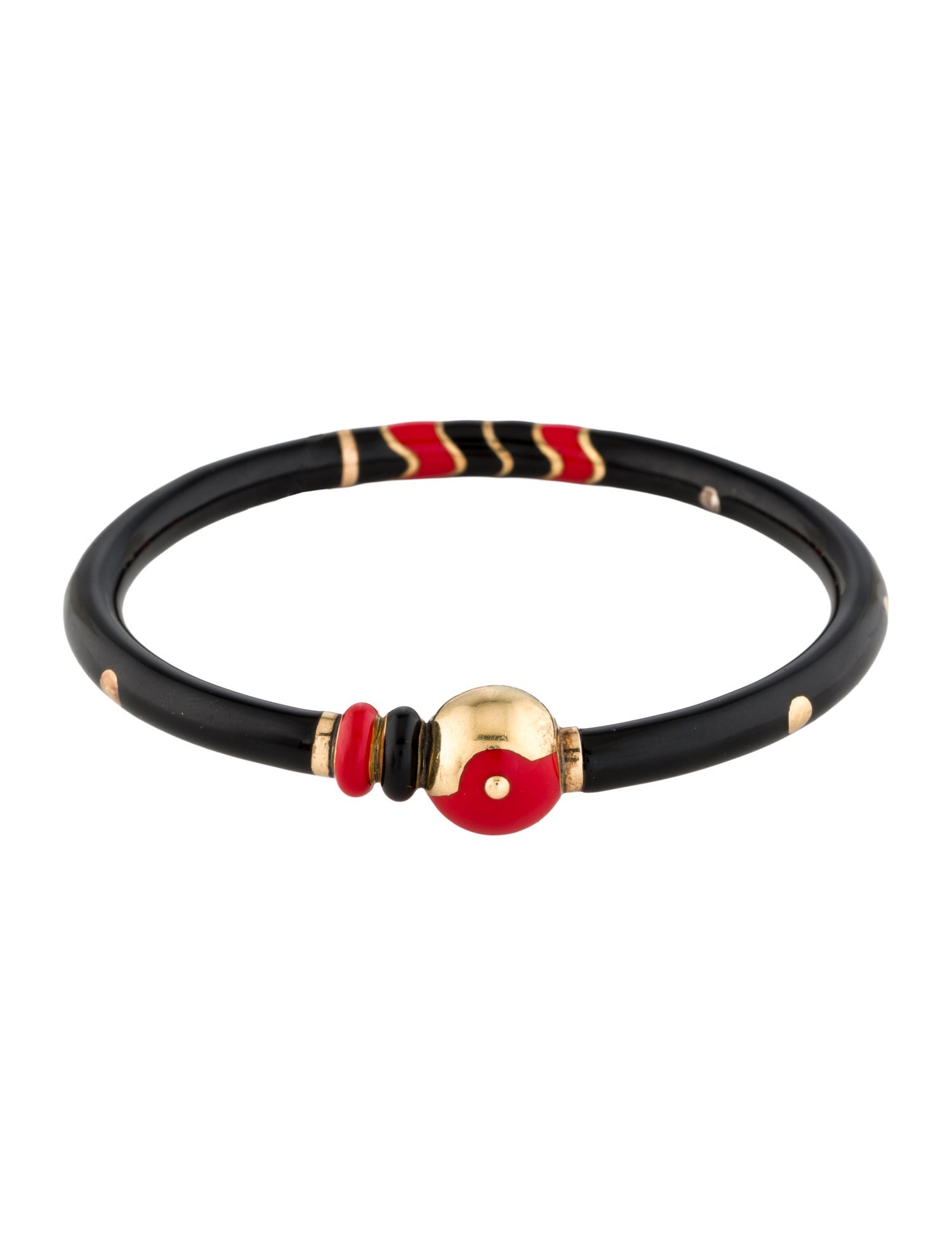 La Nouvelle Bague Enamel Bangle Bracelet