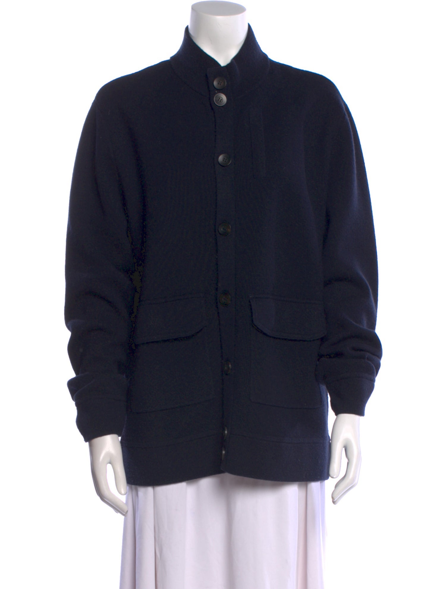 N. Peal Wool Mock Neck Sweater