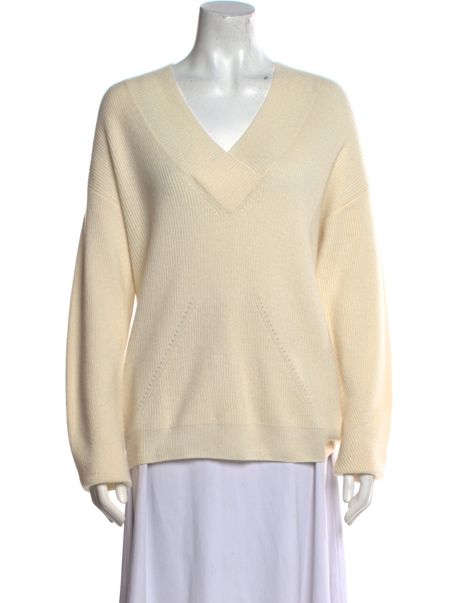 N. Peal Cashmere V-Neck Sweater