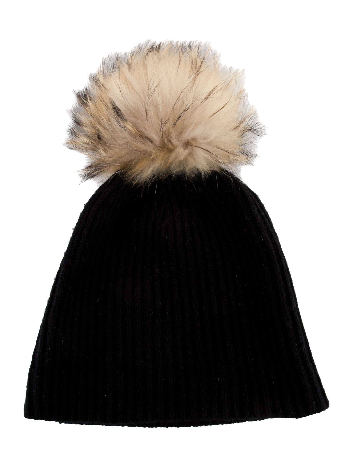 N. Peal Fur Trimmed Cashmere Beanie
