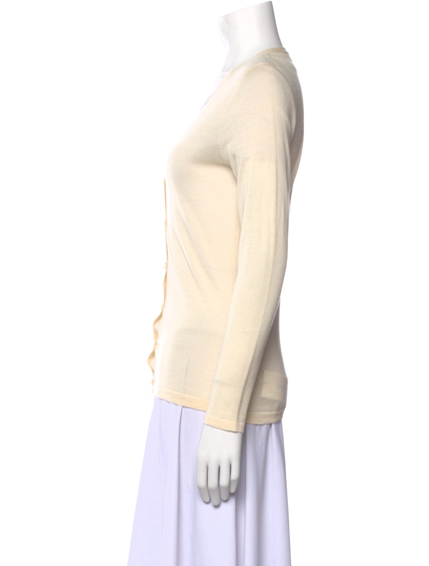 N. Peal Cashmere V-Neck Sweater