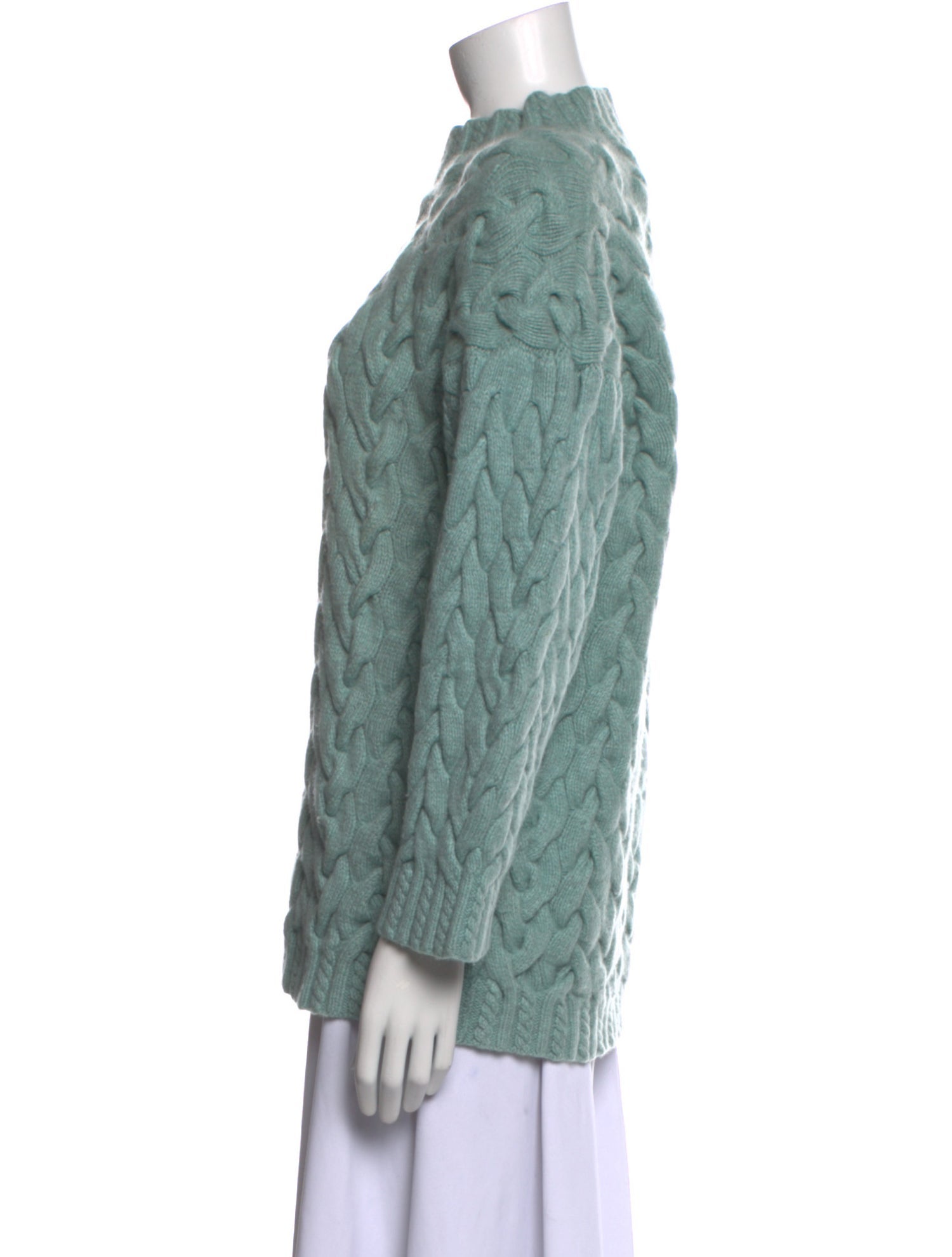 N. Peal Cashmere Mock Neck Sweater