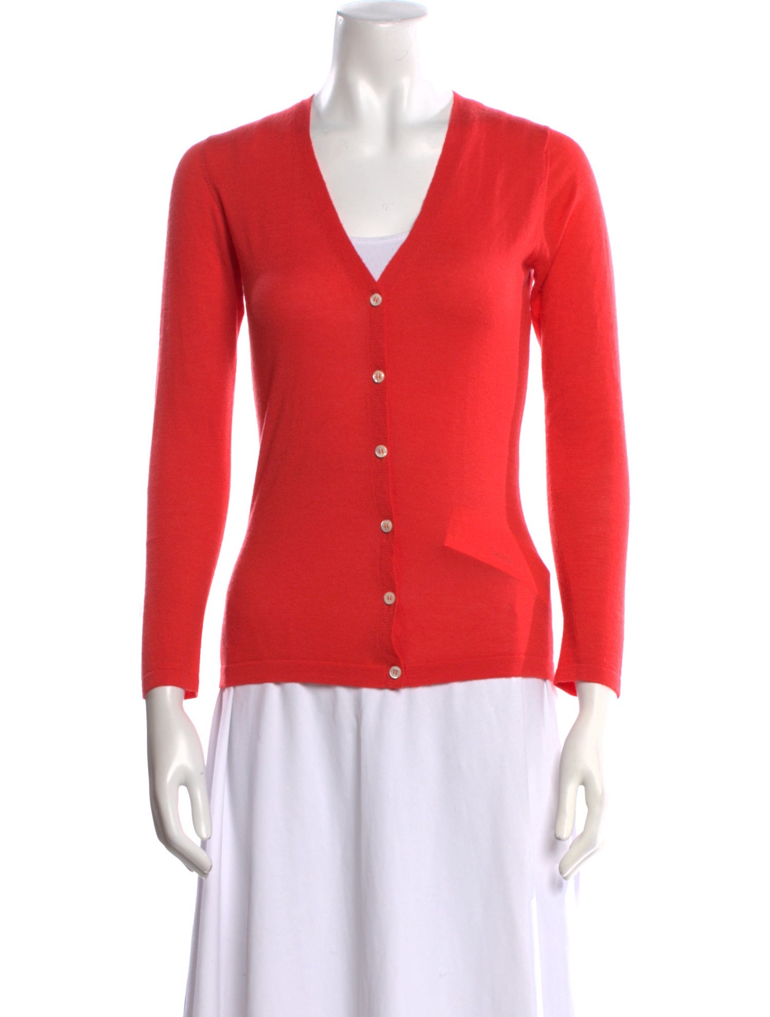 N. Peal Cashmere V-Neck Sweater