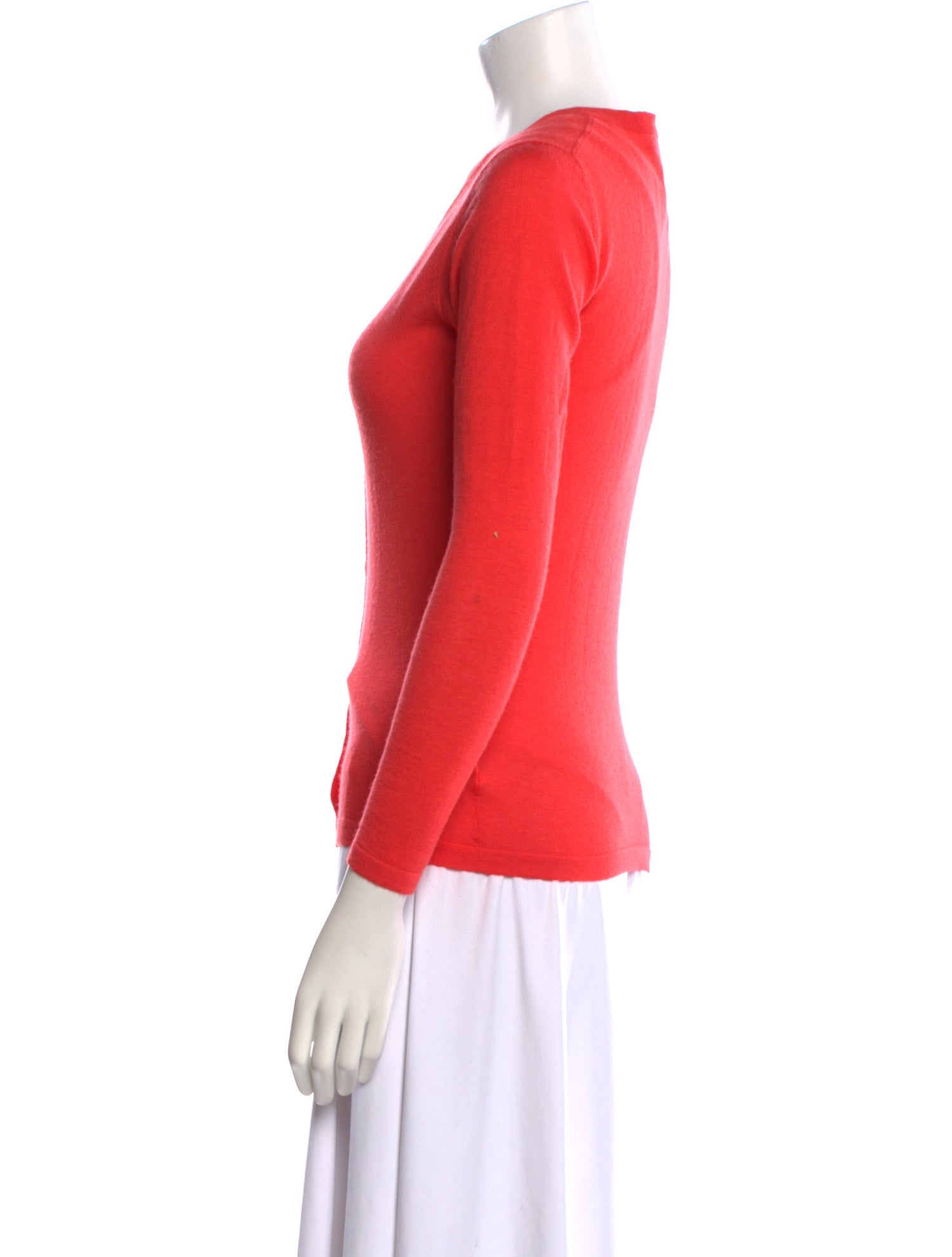 N. Peal Cashmere V-Neck Sweater