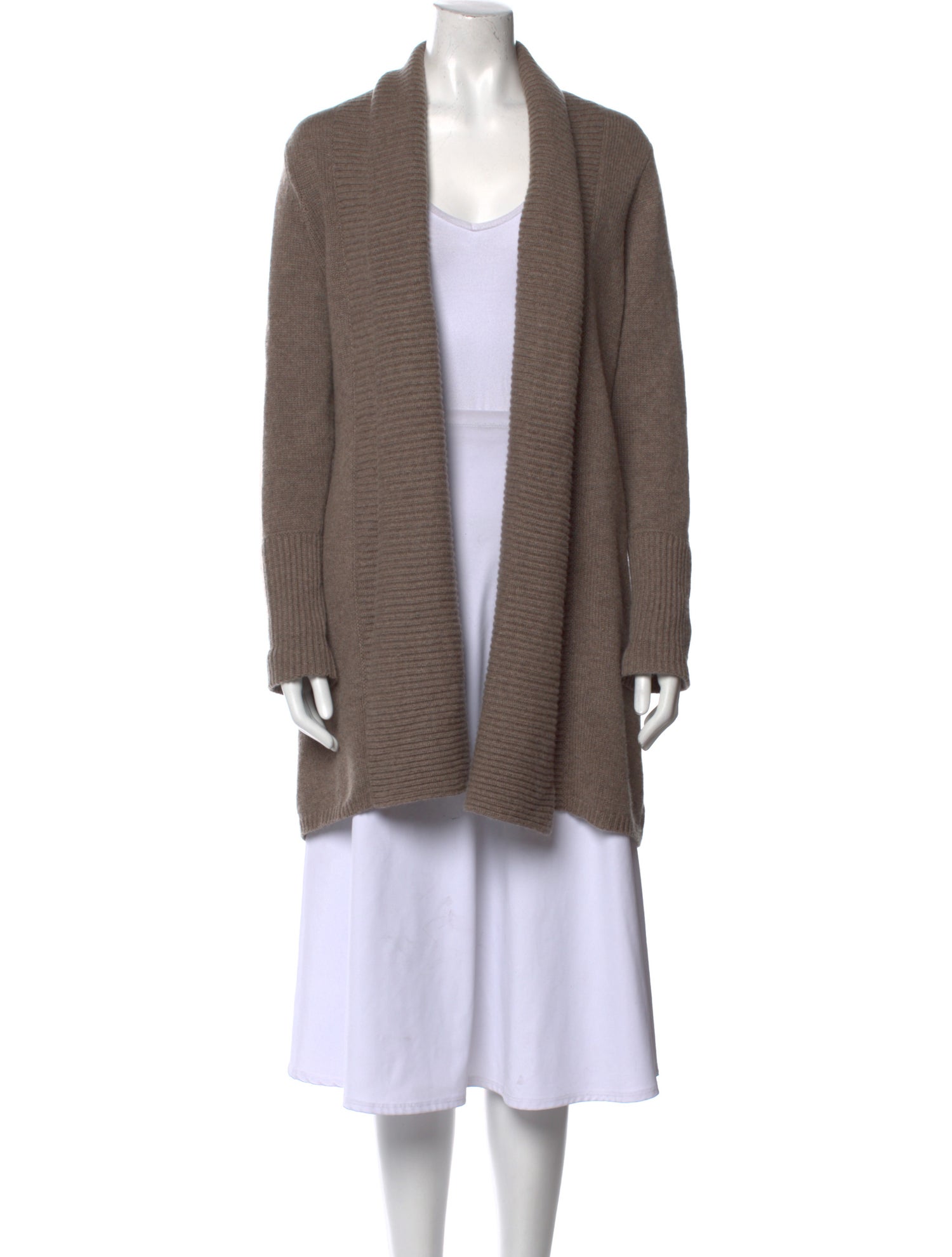 N. Peal Cashmere Open Front Sweater