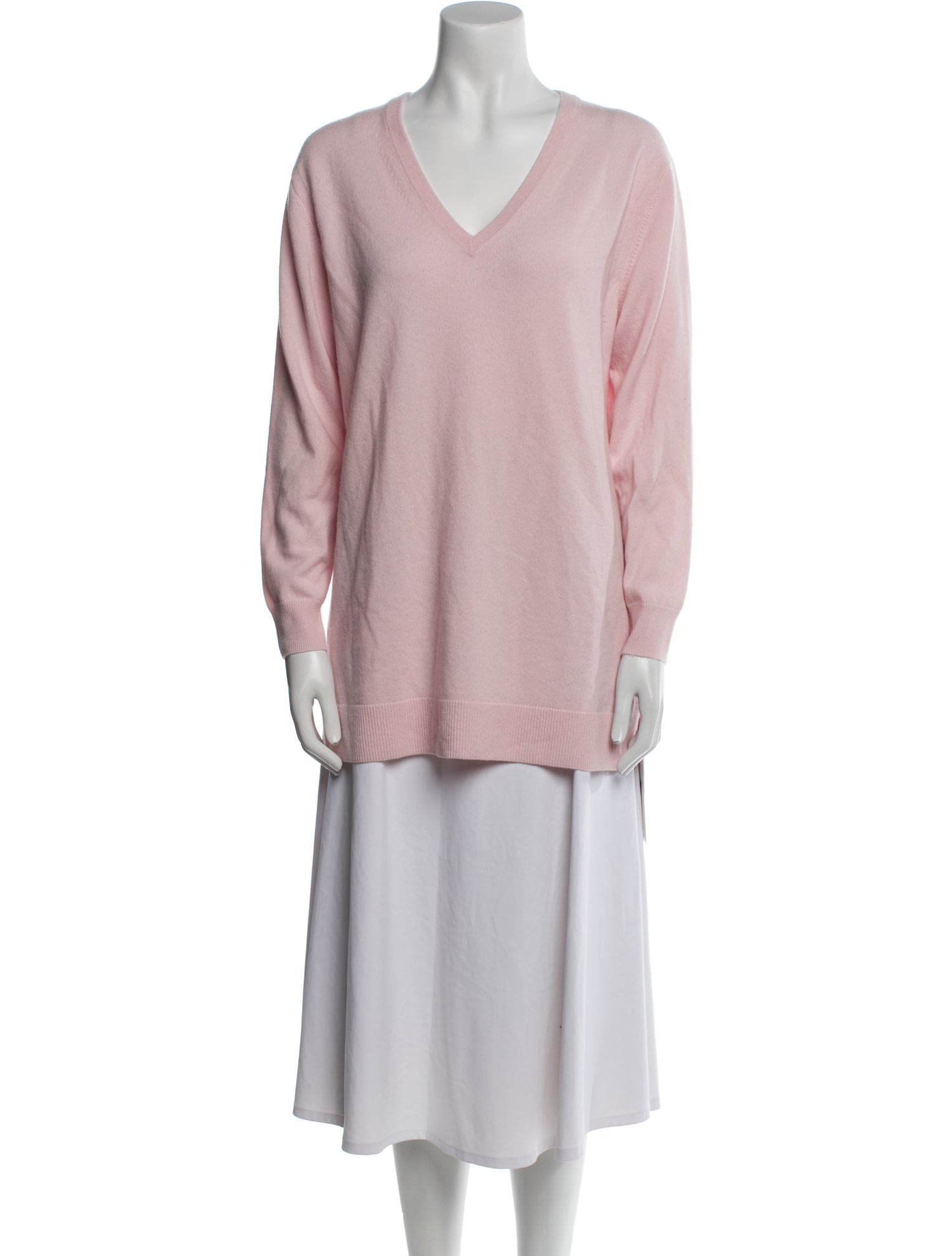 N. Peal Cashmere V-Neck Sweater