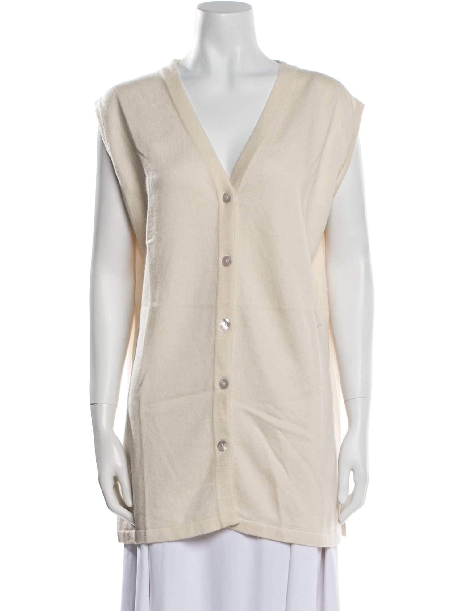 N. Peal Cashmere V-Neck Sweater