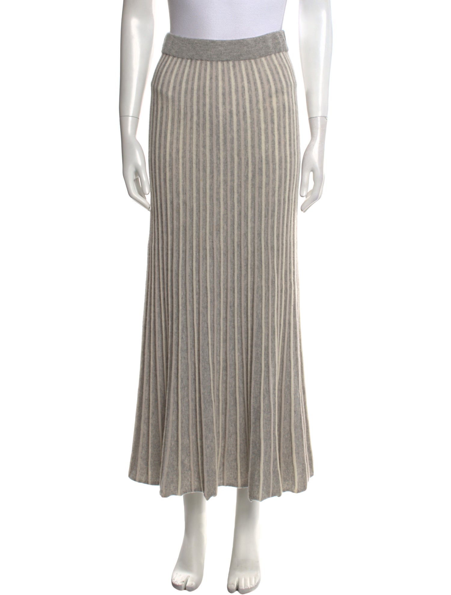 N. Peal Wool Midi Length Skirt