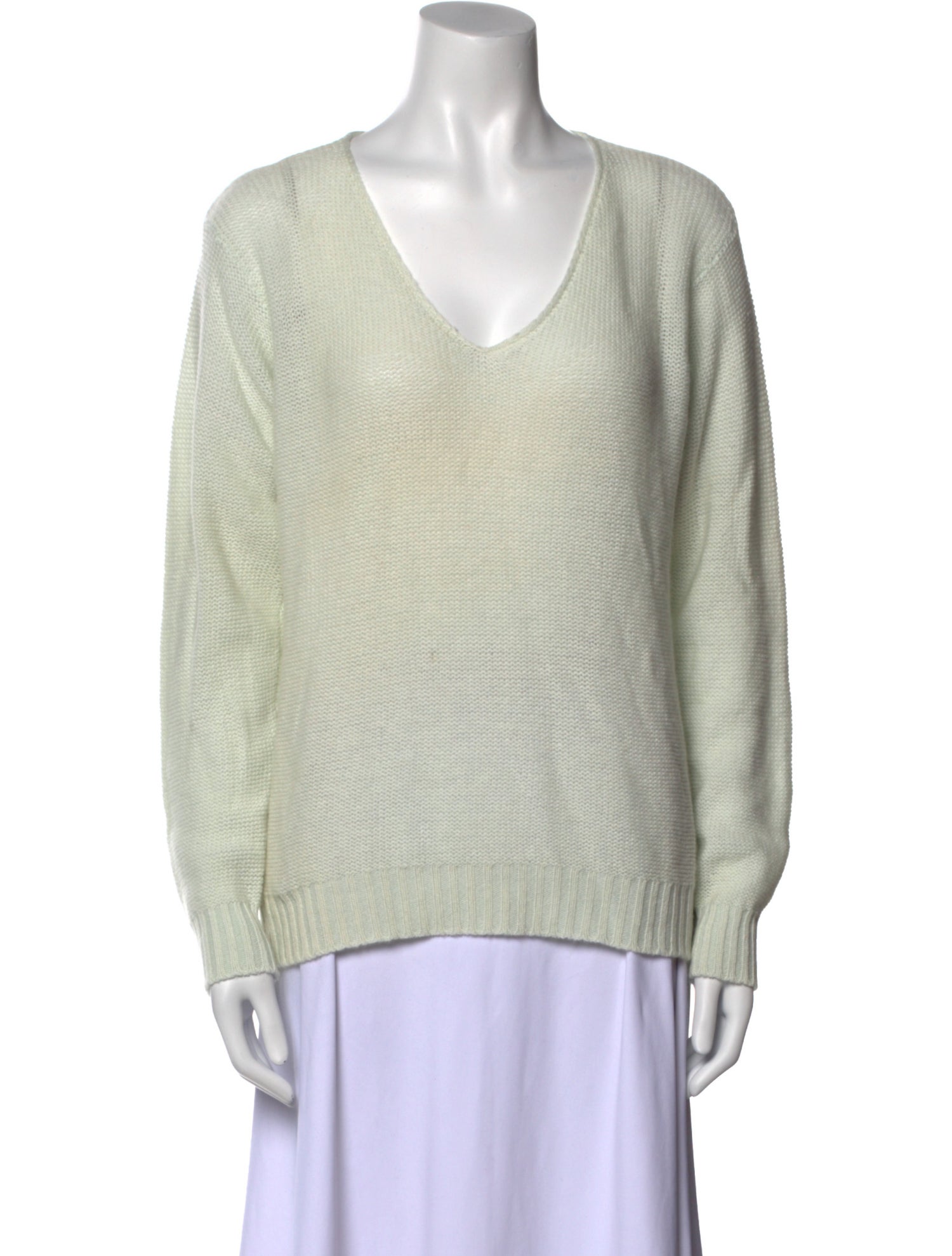 N. Peal Cashmere V-Neck Sweater w/ Tags