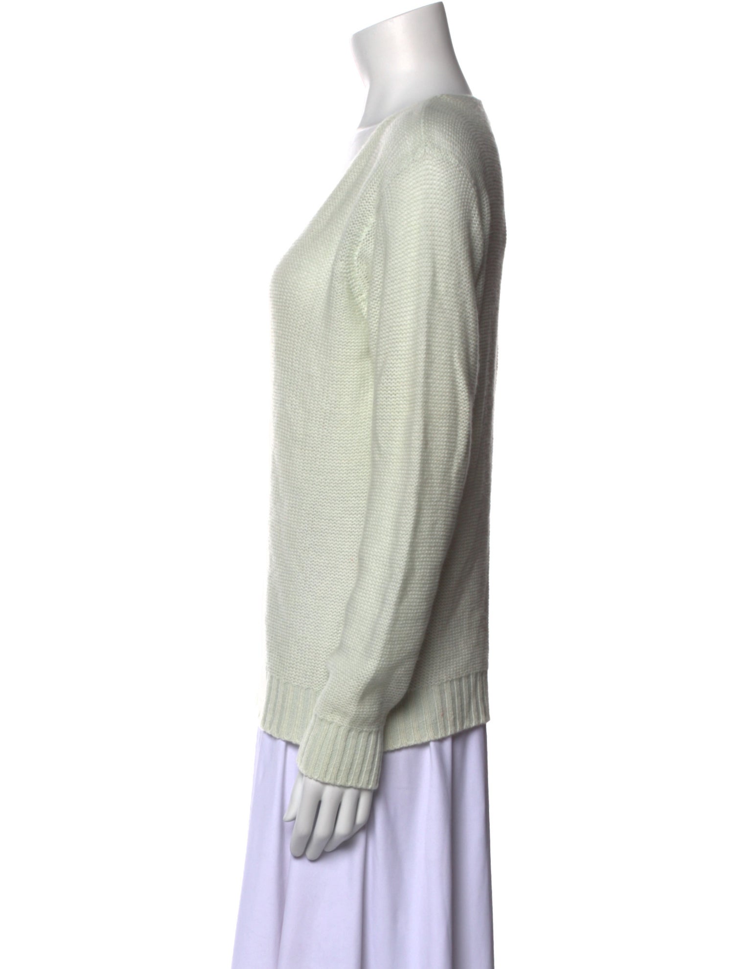 N. Peal Cashmere V-Neck Sweater w/ Tags