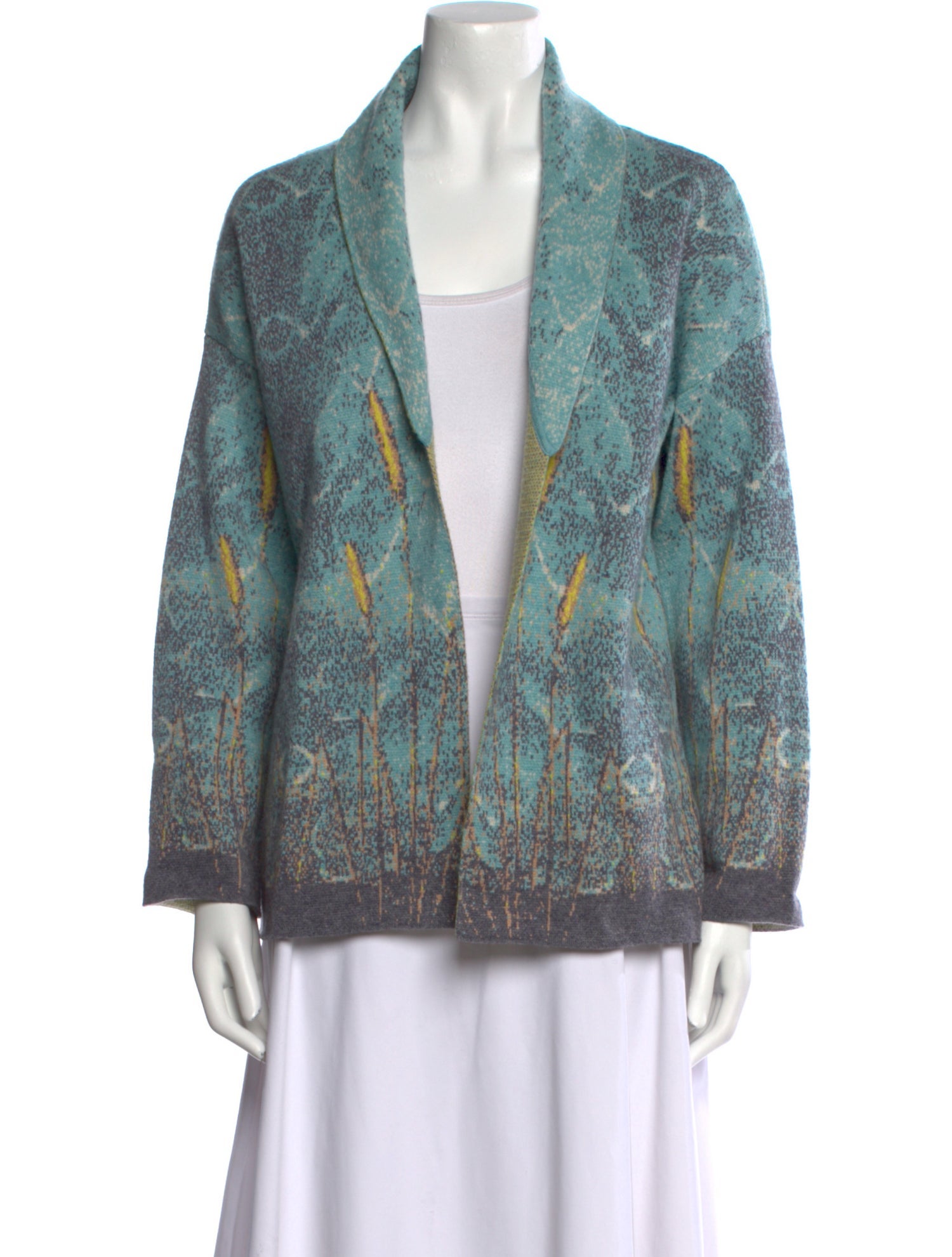 N. Peal Wool Printed Sweater