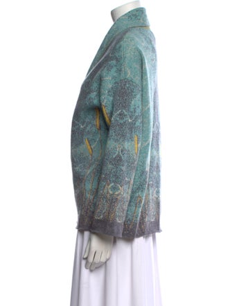 N. Peal Wool Printed Sweater