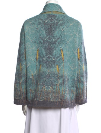N. Peal Wool Printed Sweater