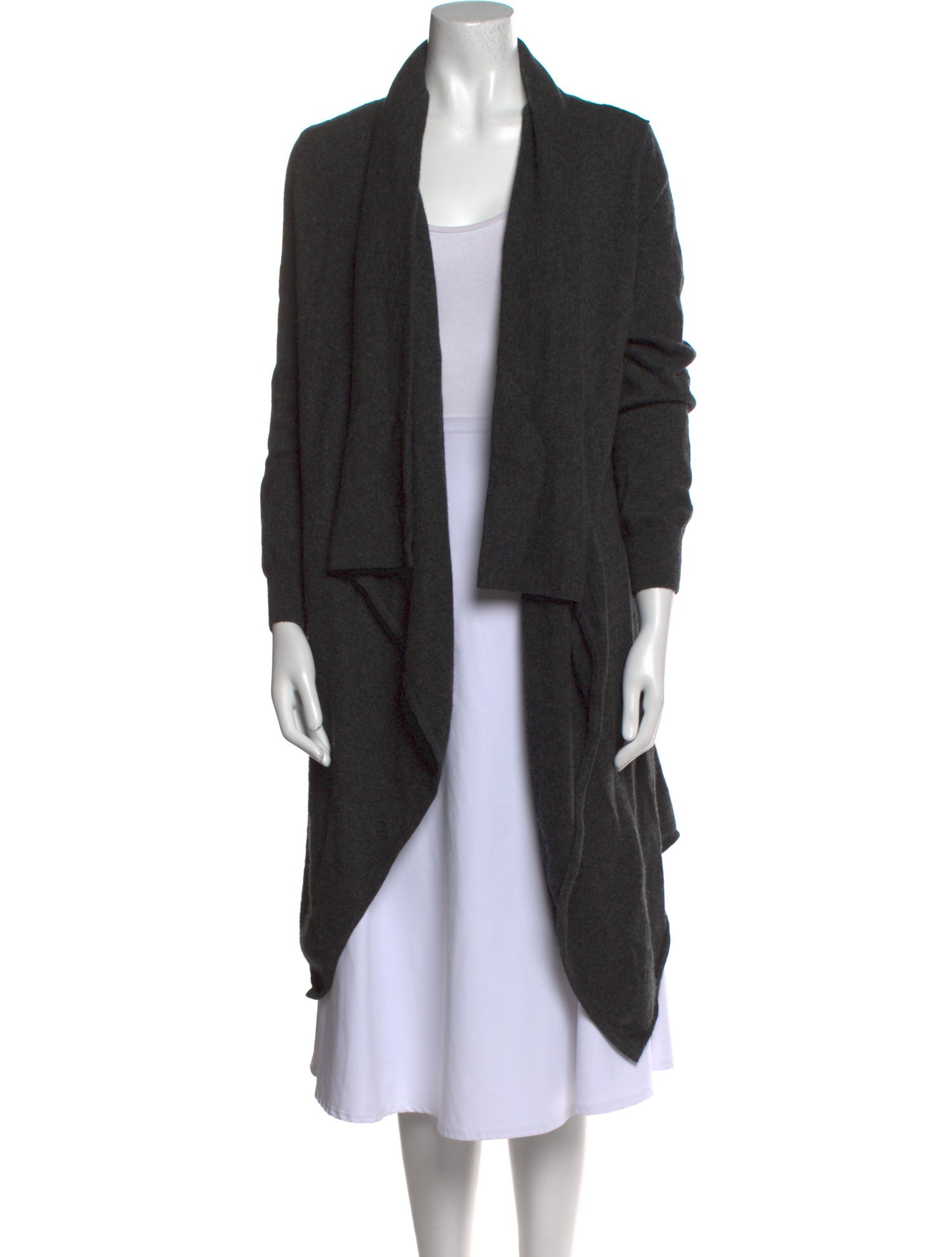 N. Peal Cashmere Open Front Sweater