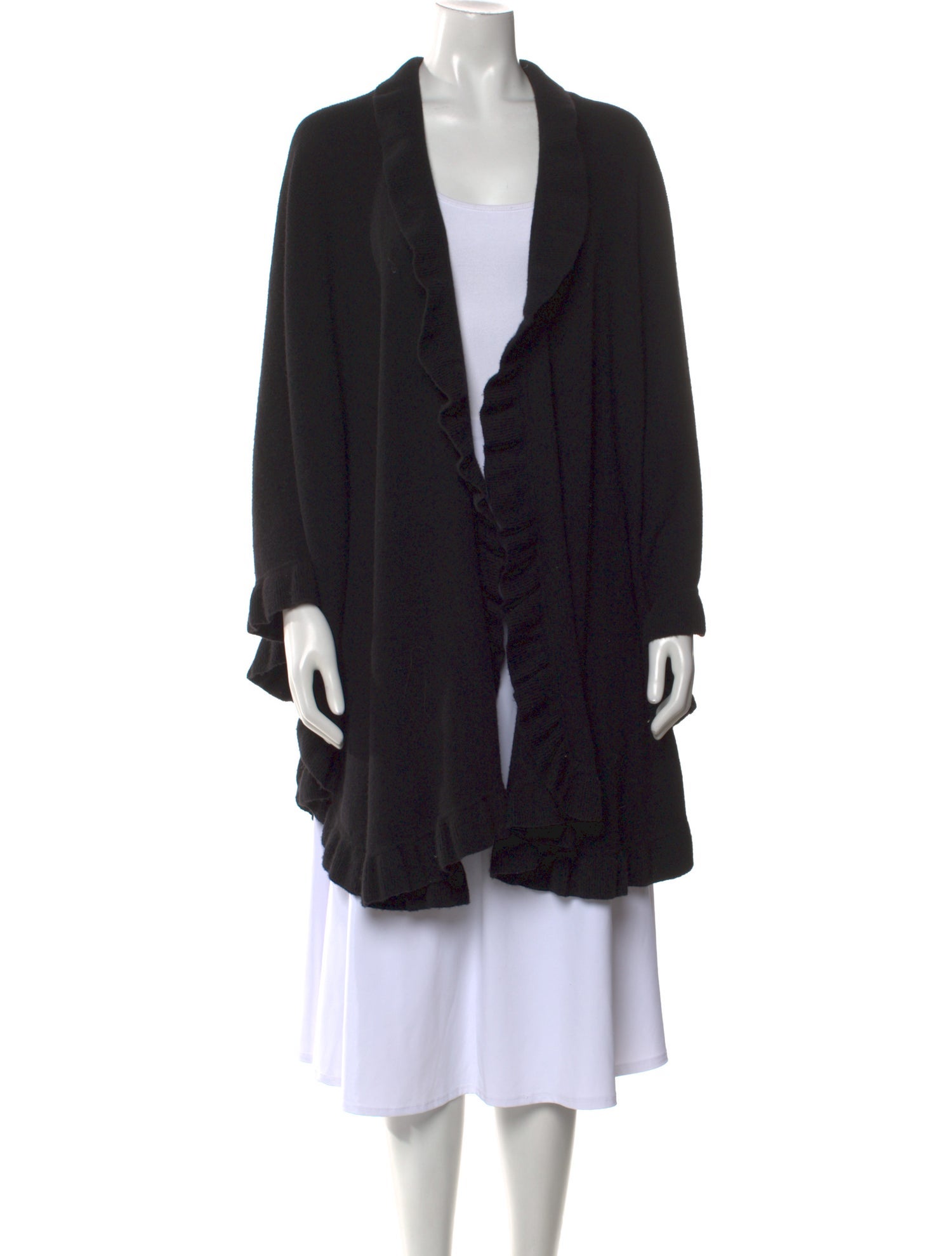 N. Peal Cashmere Open Front Sweater