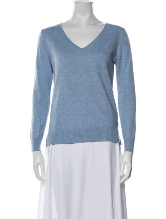 N. Peal Cashmere V-Neck Top