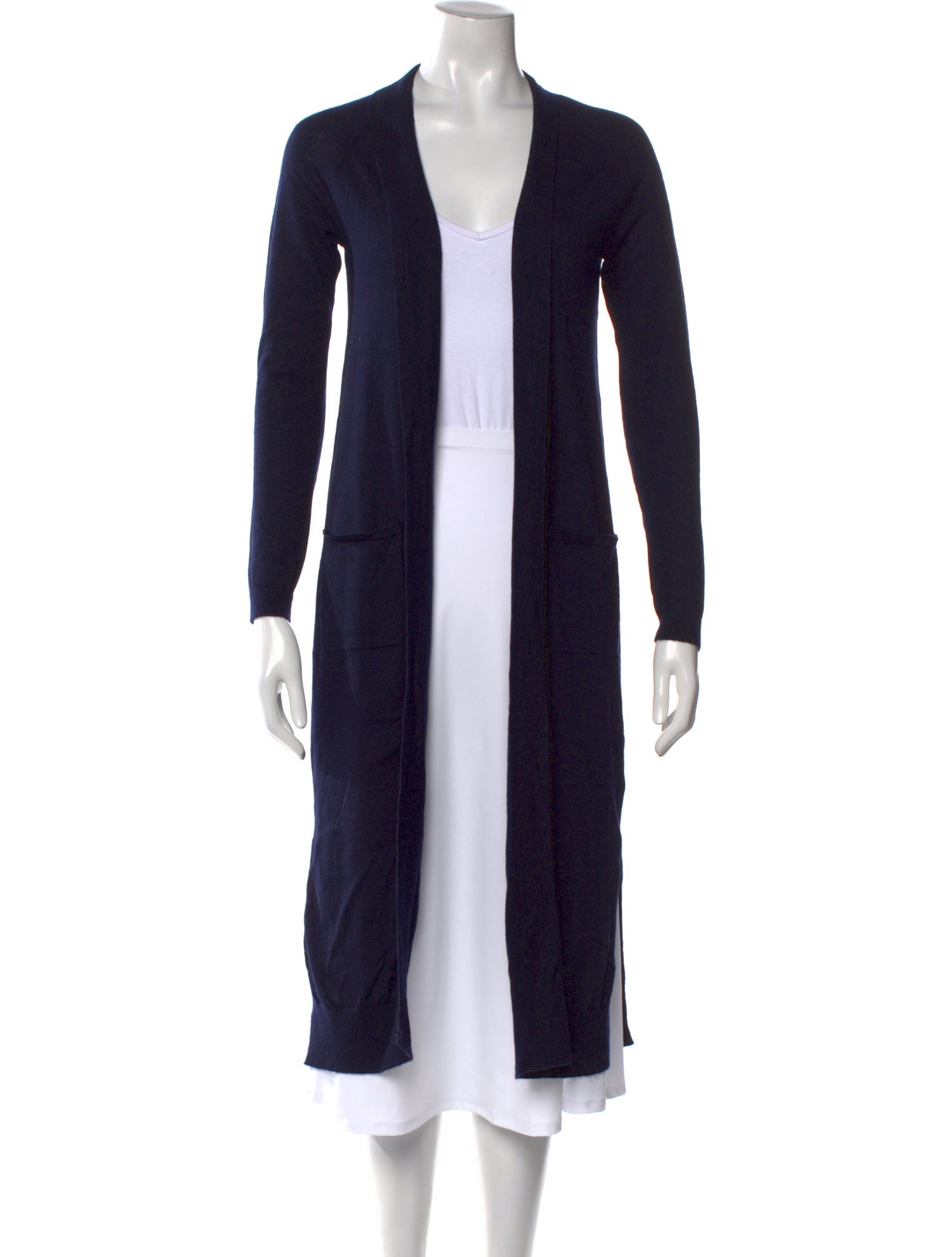 N. Peal Cashmere Open Front Sweater