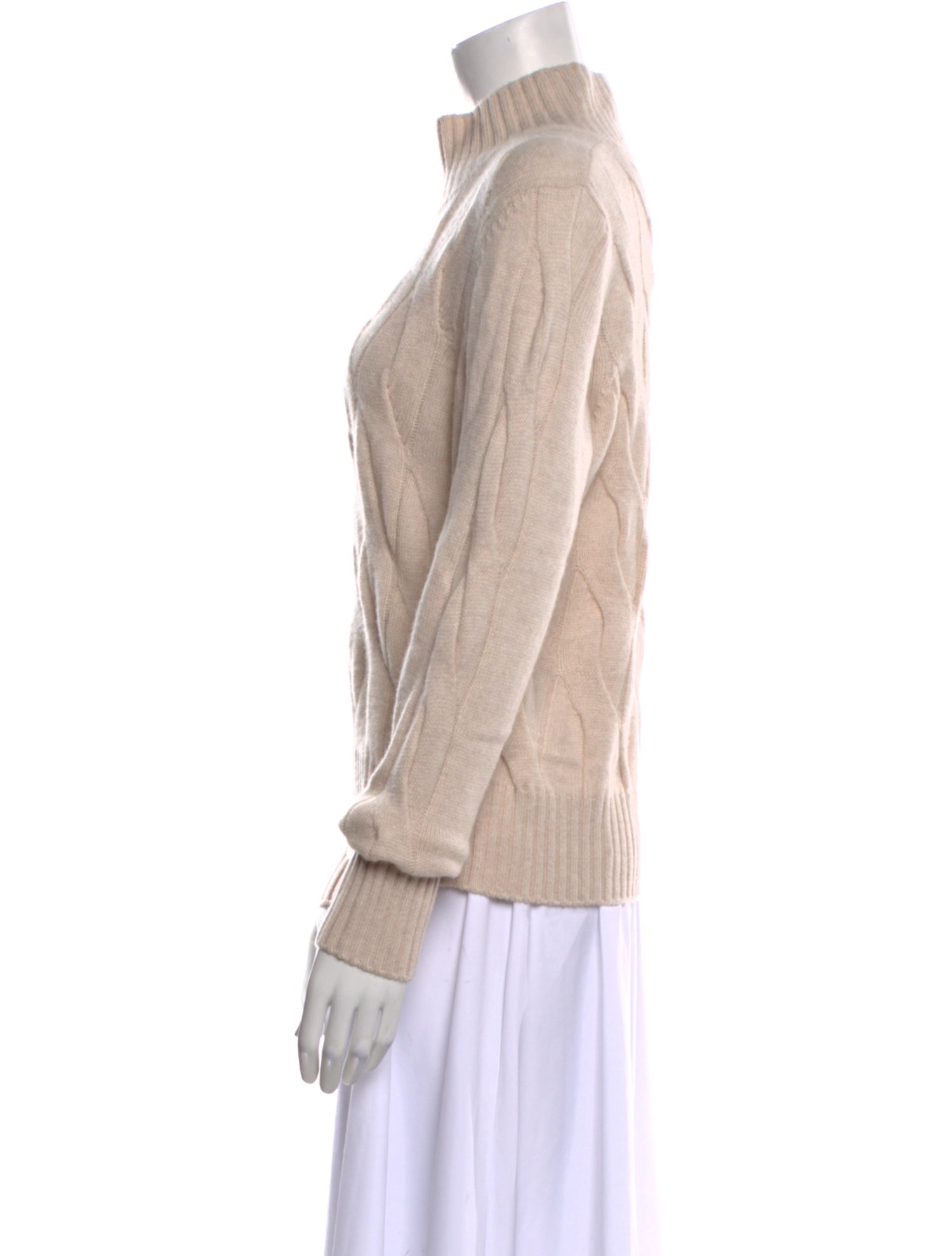 N. Peal Mock Neck Sweater