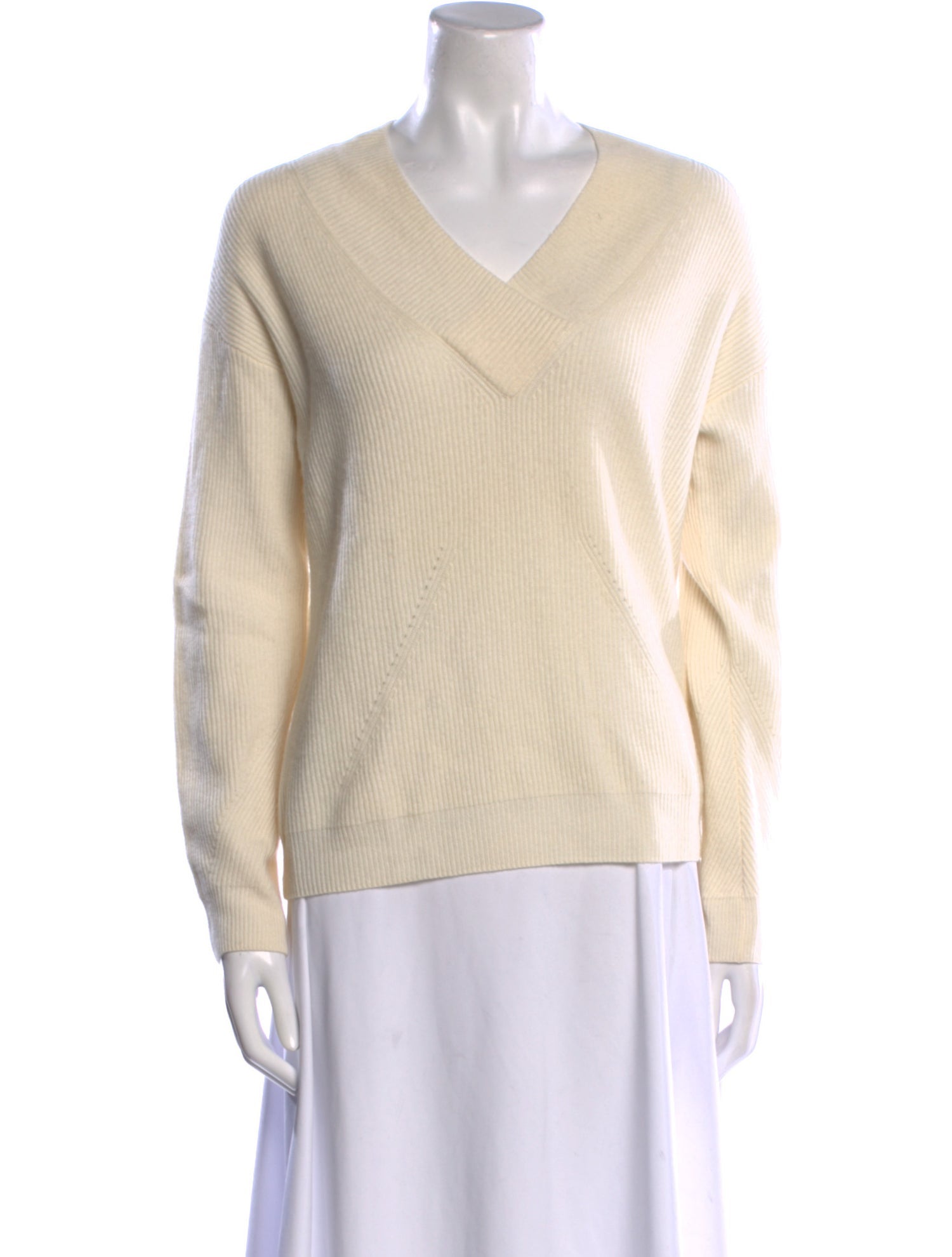 N. Peal Cashmere V-Neck Sweater