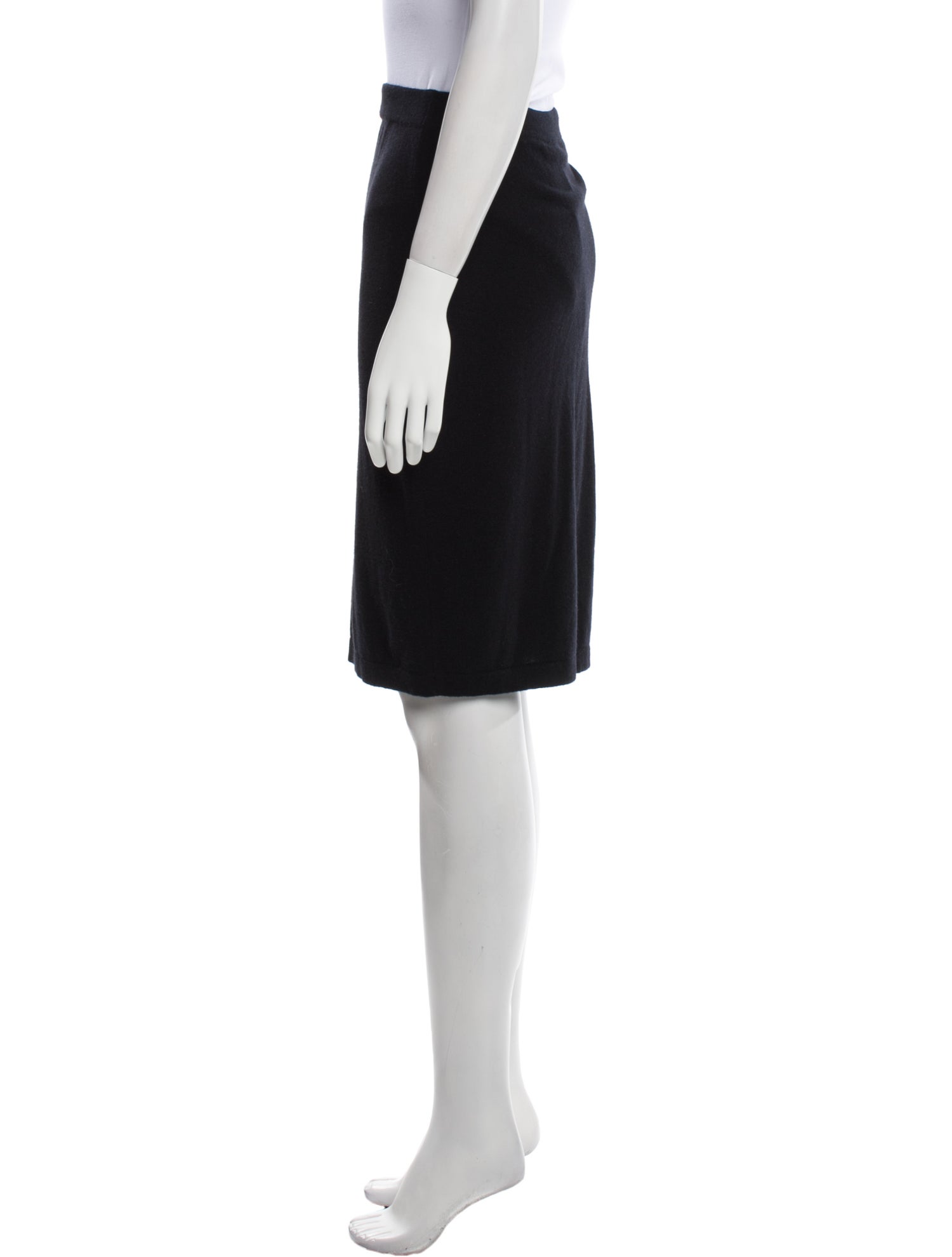 N. Peal Cashmere Knee-Length Skirt