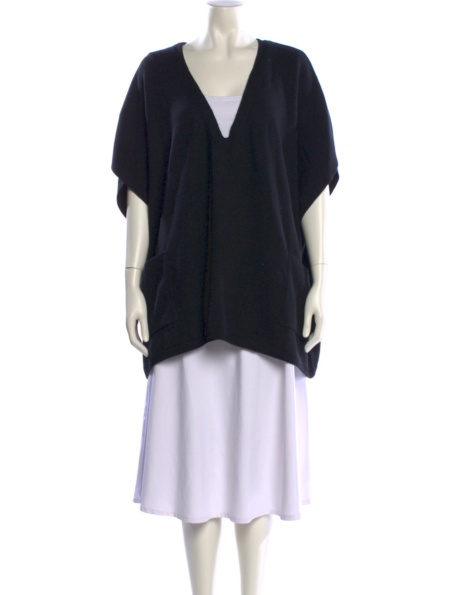 N. Peal Cashmere V-Neck Sweater