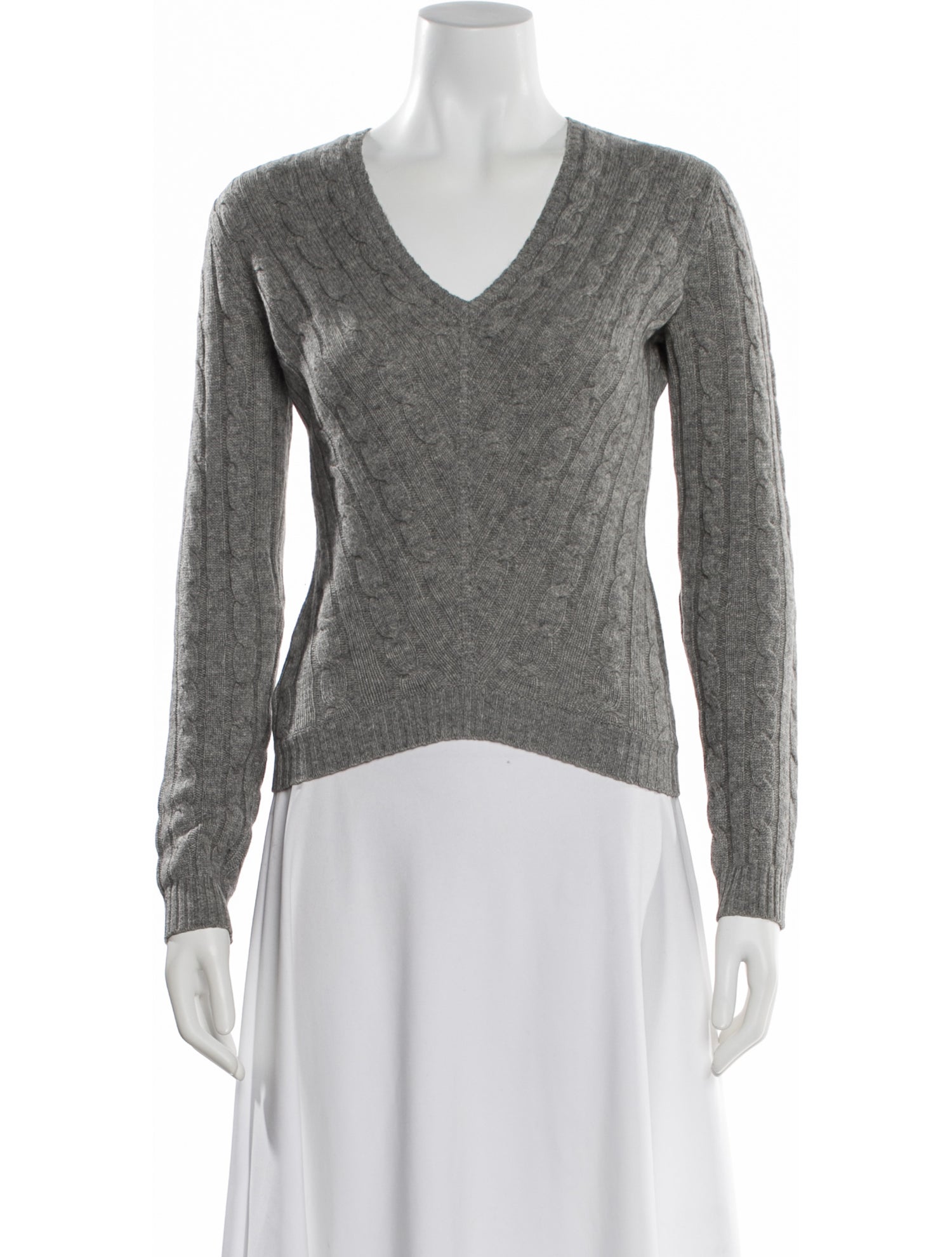 N. Peal Cashmere V-Neck Sweater