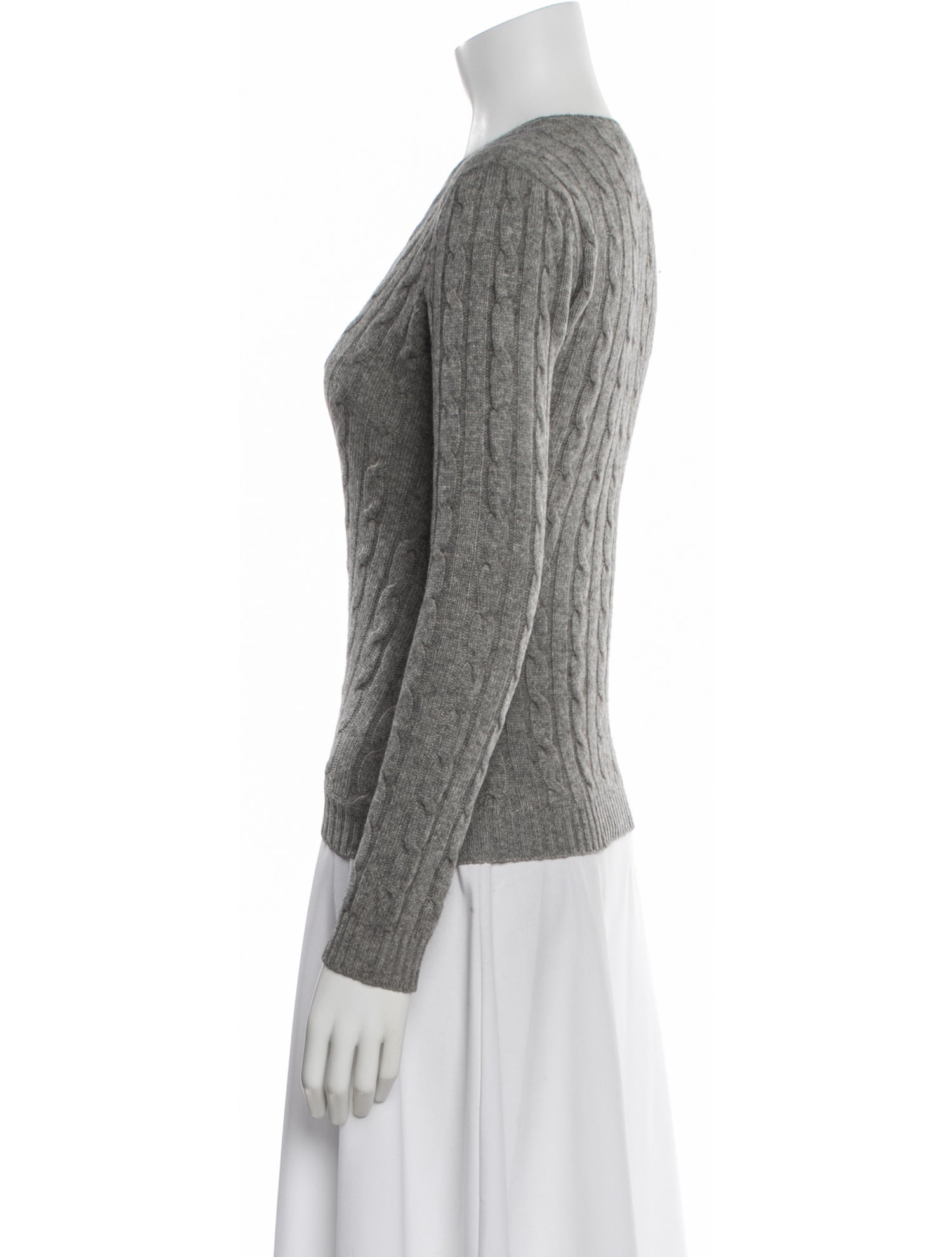 N. Peal Cashmere V-Neck Sweater
