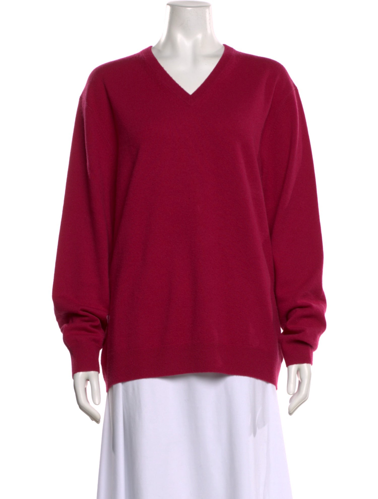 N. Peal Cashmere V-Neck Pullover