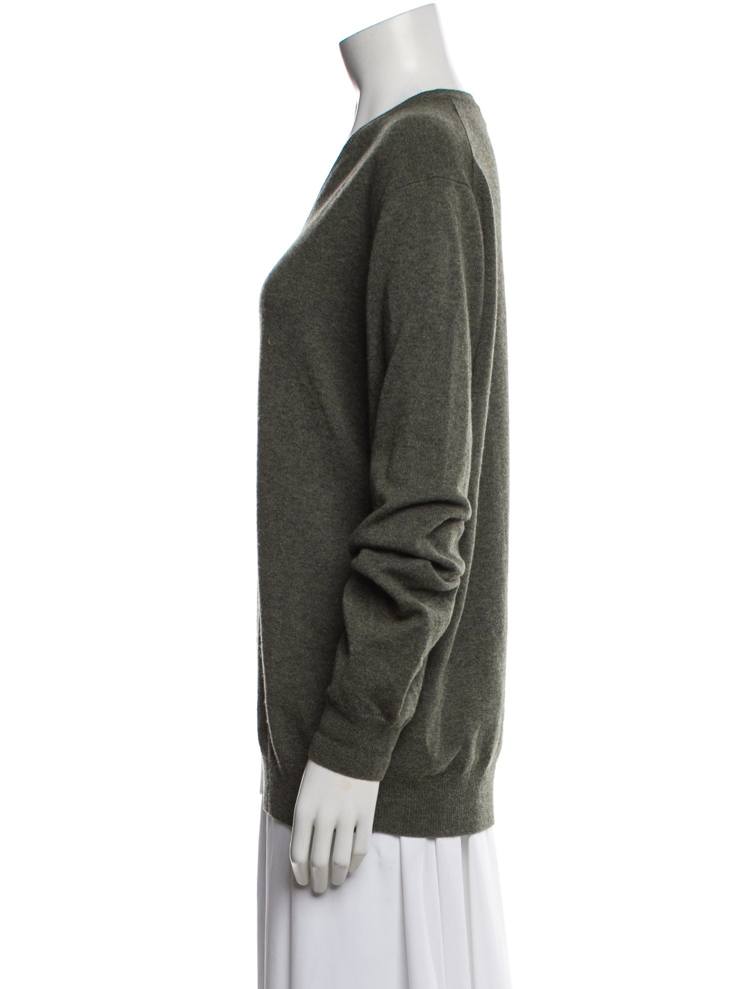 N. Peal Cashmere V-Neck Sweater