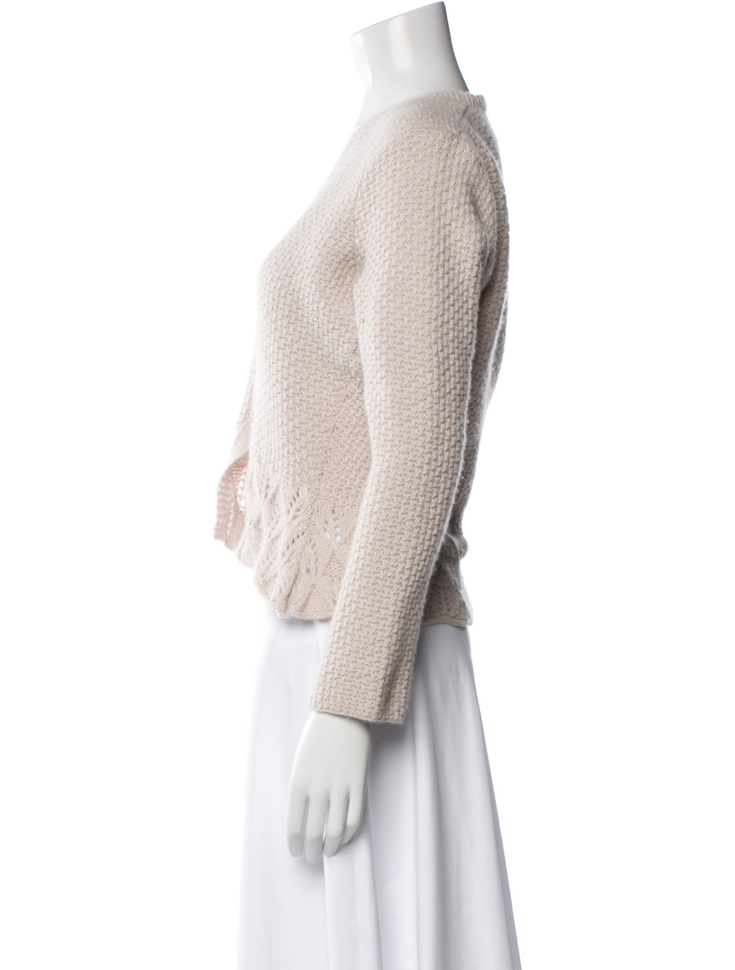 N. Peal Cashmere V-Neck Sweater