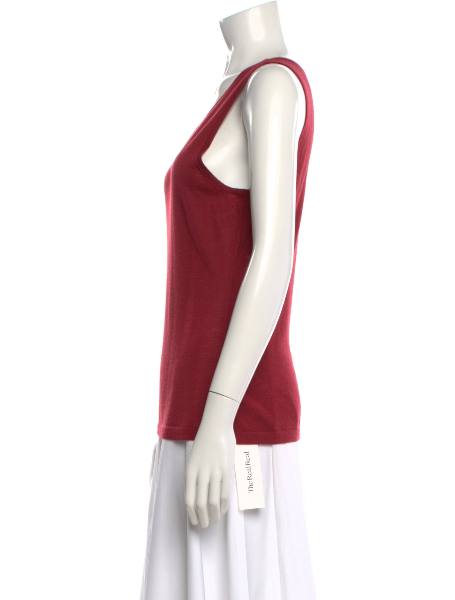 N. Peal Cashmere Scoop Neck Top