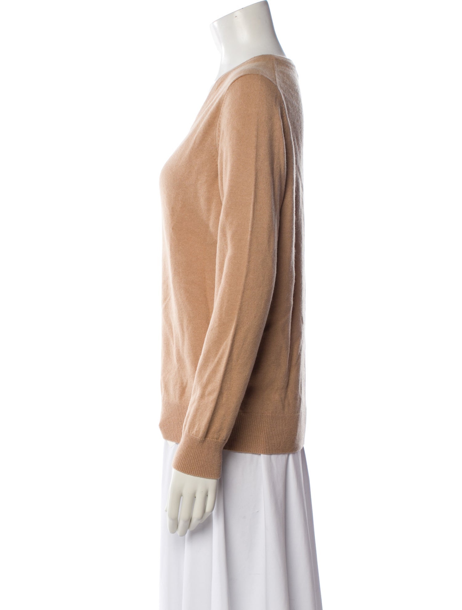 N. Peal Cashmere V-Neck Sweater