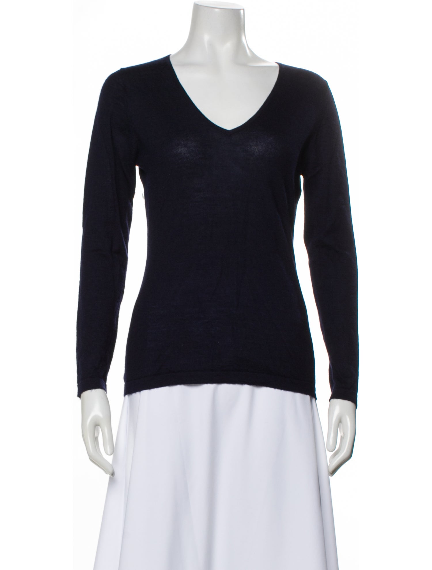 N. Peal Cashmere V-Neck Sweater