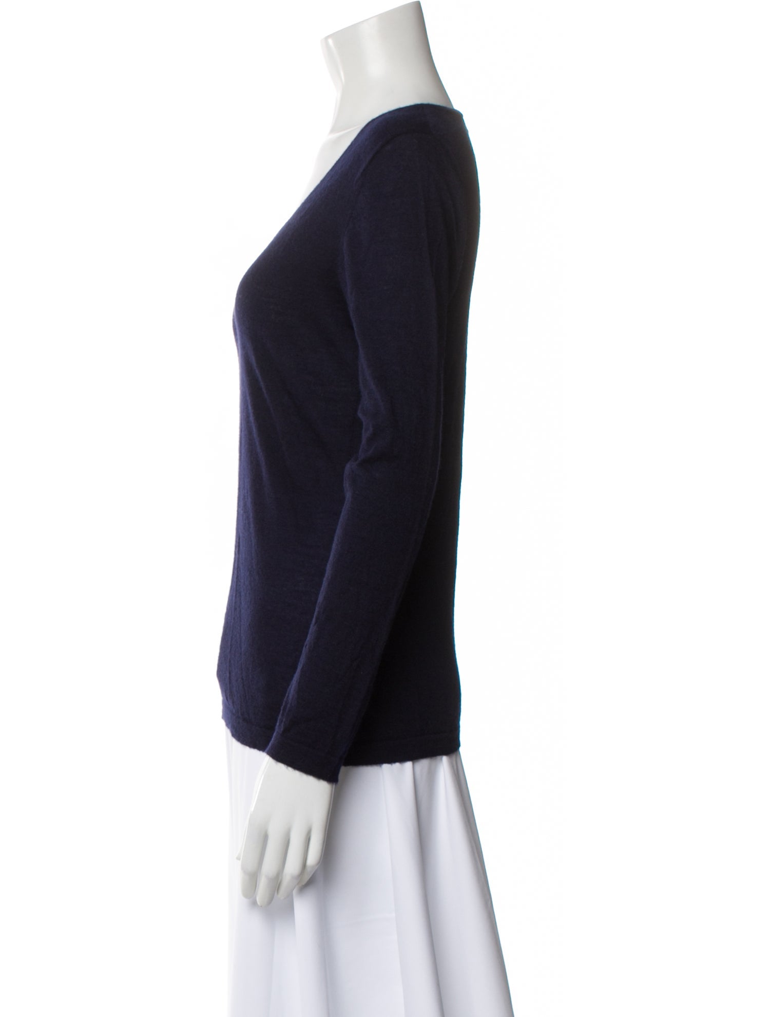 N. Peal Cashmere V-Neck Sweater