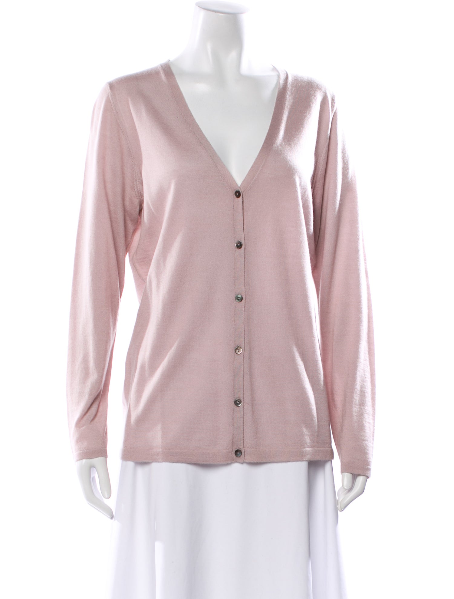 N. Peal Cashmere V-Neck Sweater