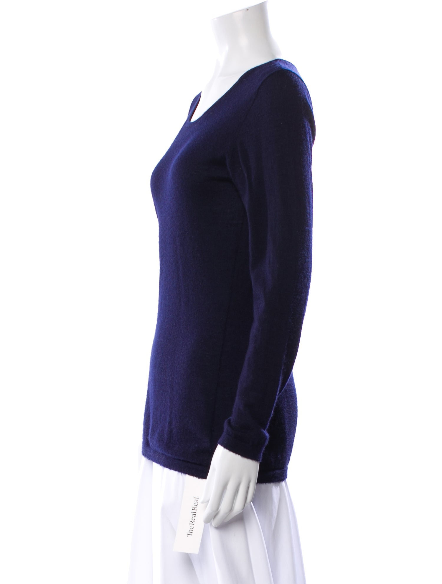 N. Peal Cashmere Scoop Neck Sweater