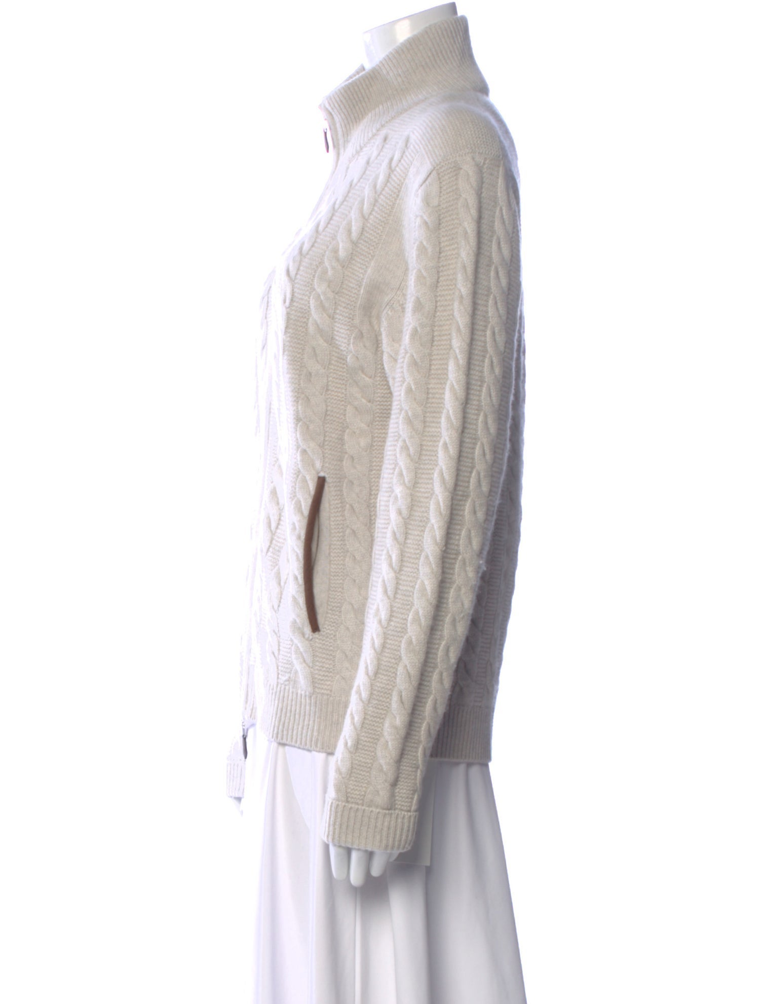 N. Peal Cashmere Mock Neck Sweater
