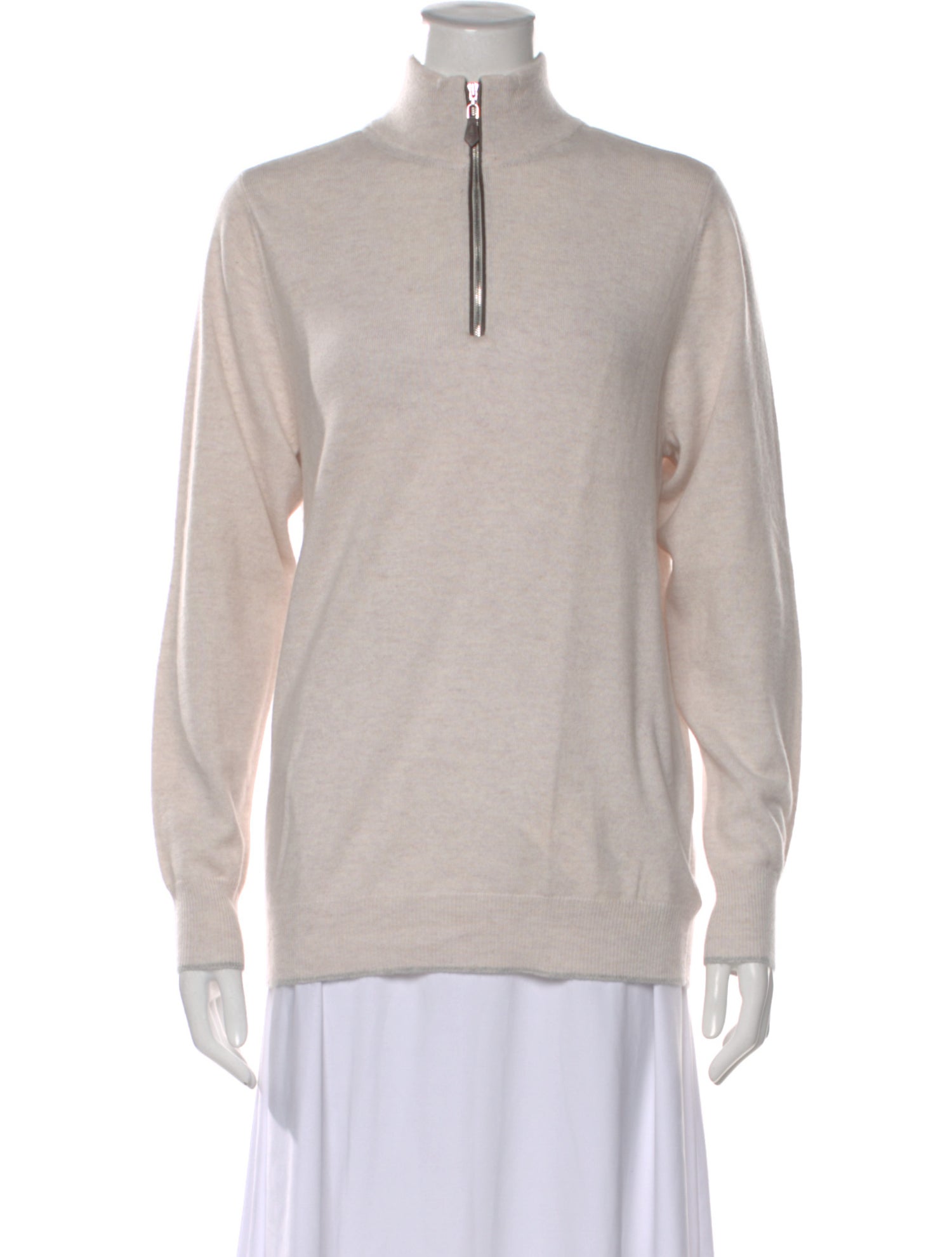 N. Peal Cashmere Mock Neck Sweater