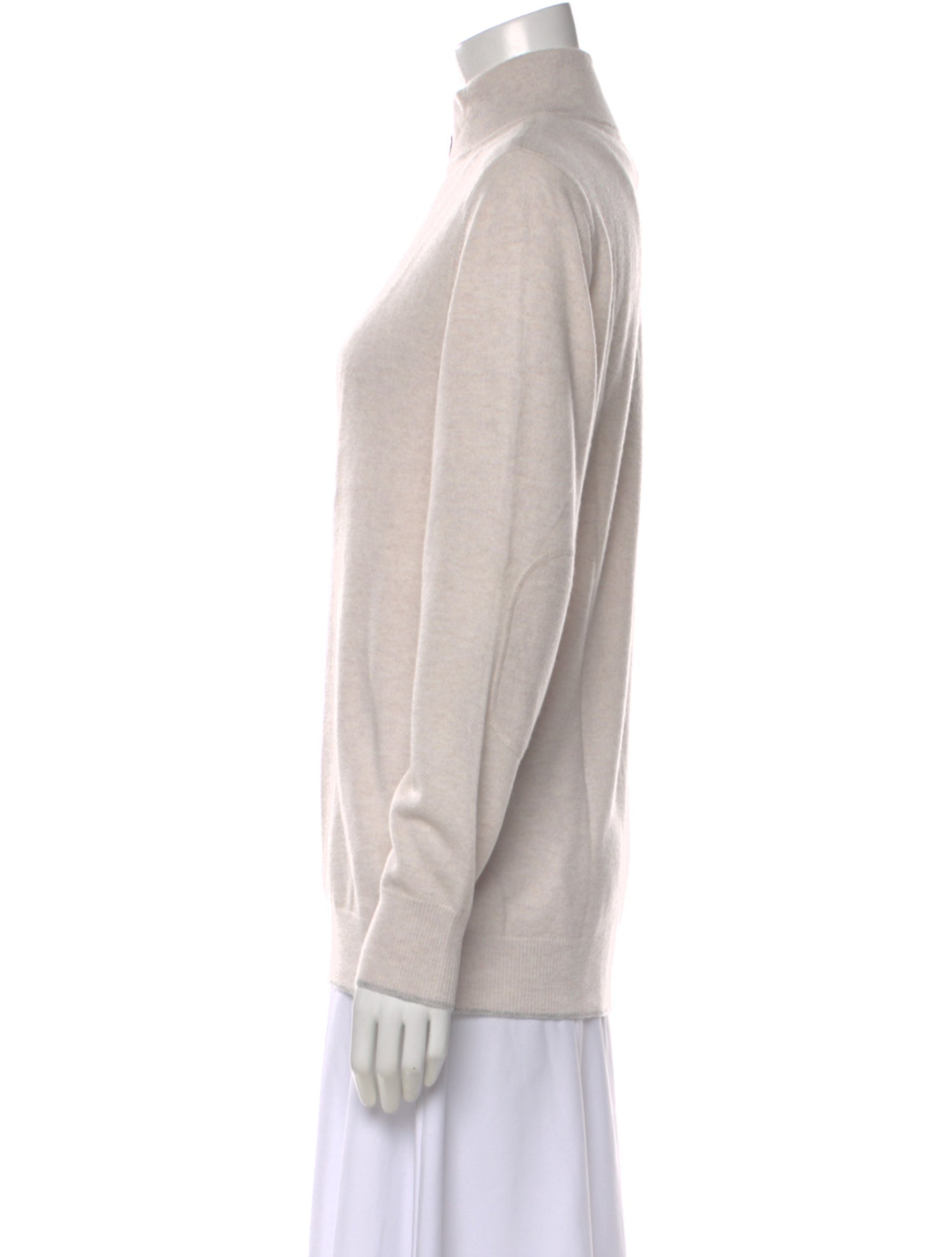 N. Peal Cashmere Mock Neck Sweater